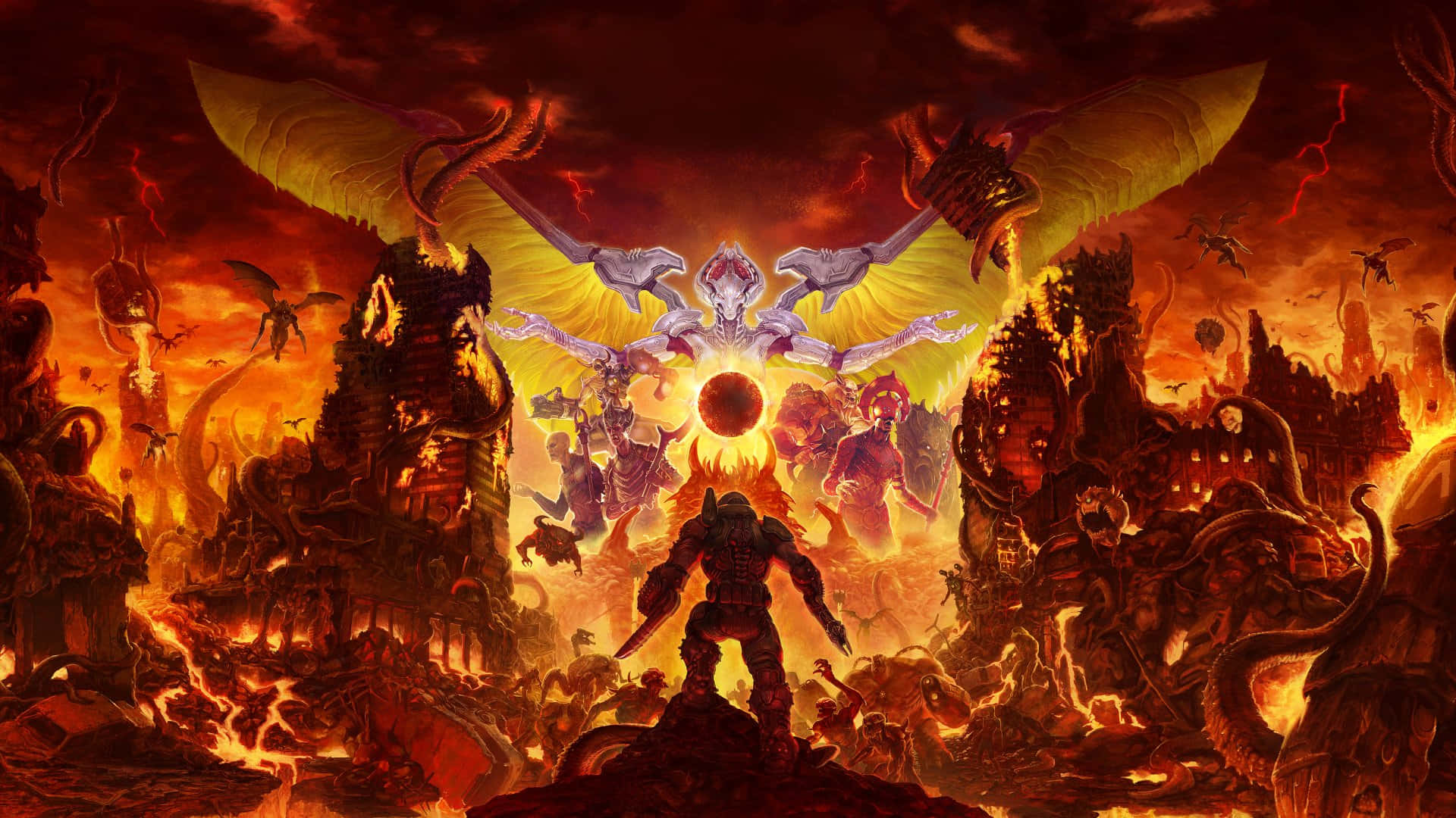 Hd Doom Background Hell Demons