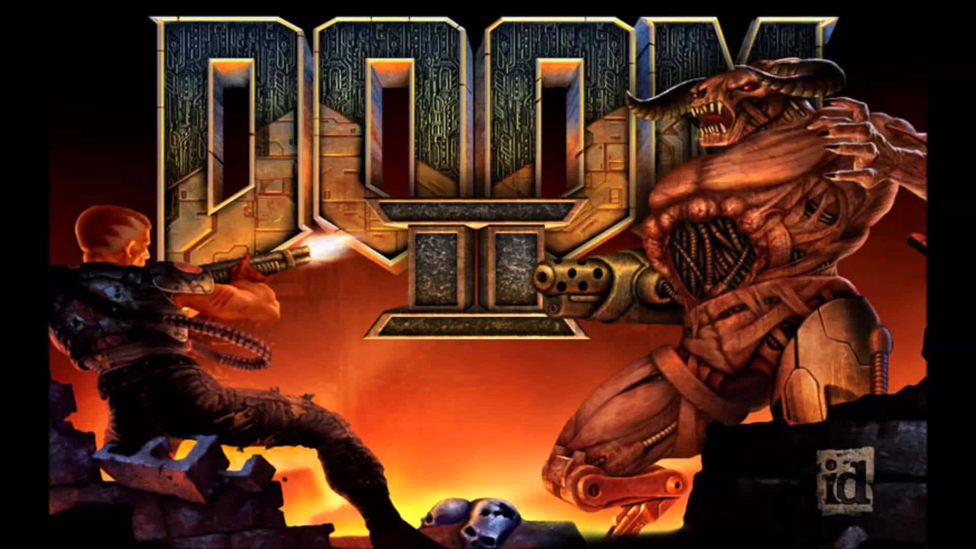 HD Doom Baggrund Player Skydning Knogler.