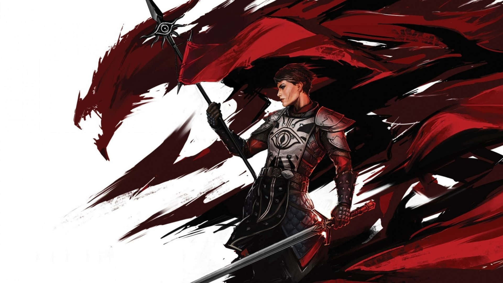 Cassandra&Dragon Hd Dragon Age Inquisition Background