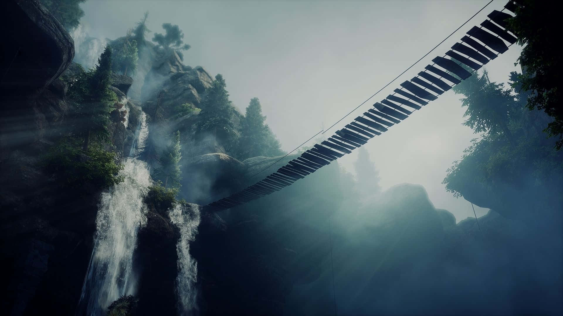Hanging Bridge Hd Dragon Age Inquisition Background