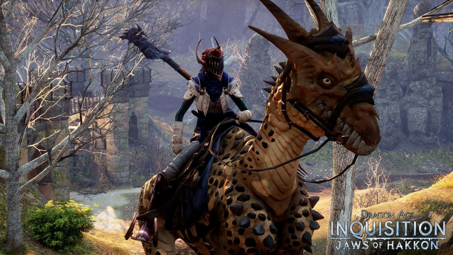 Riding Dragon Hd Dragon Age Inquisition Background