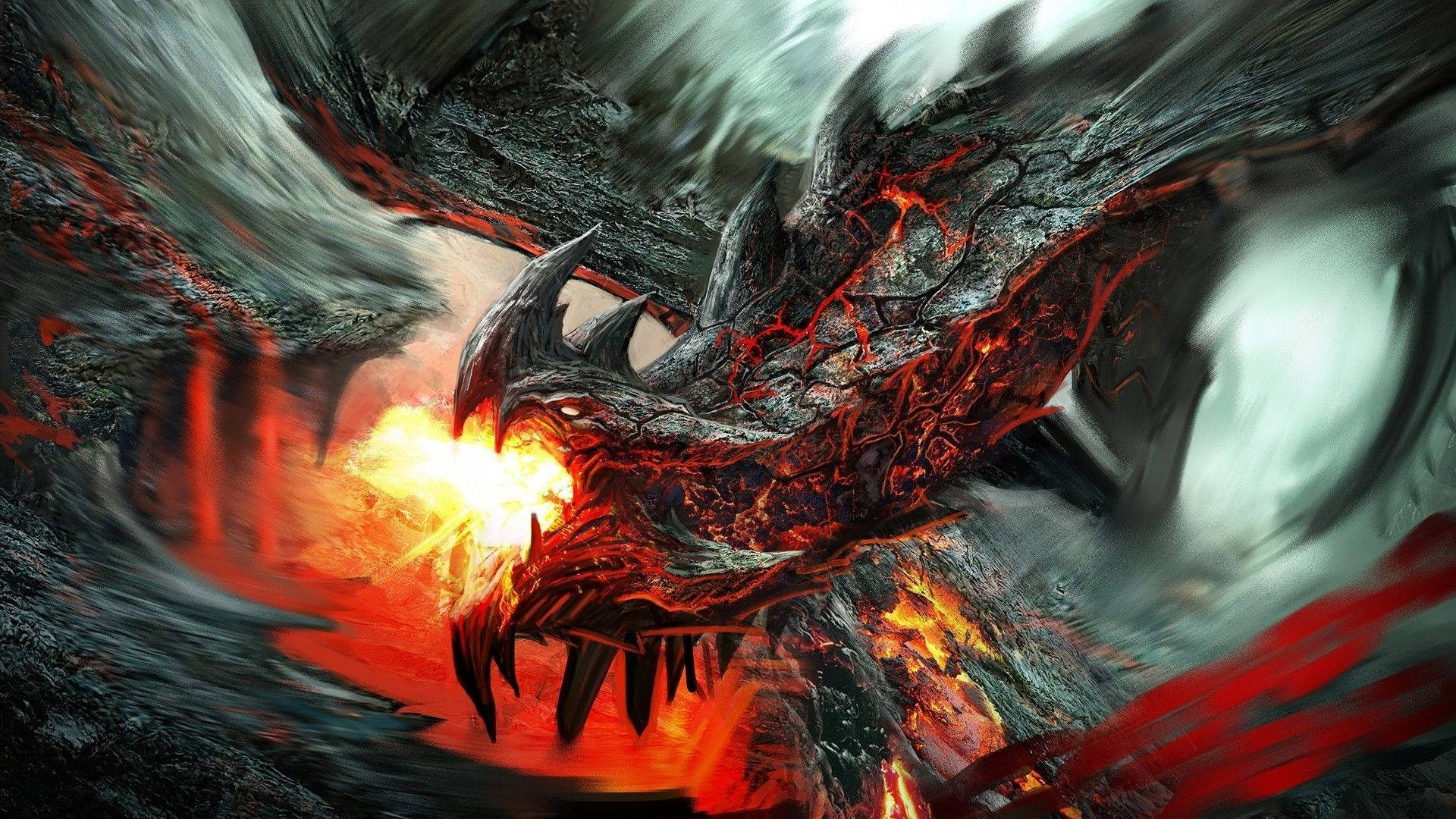 Hd Dragon Fire Breath Wallpaper