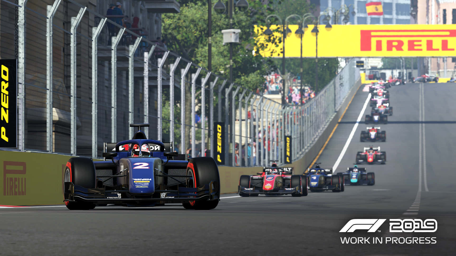 Experience the thrill of the 2019 F1 Season with the HD F1 2019 Background