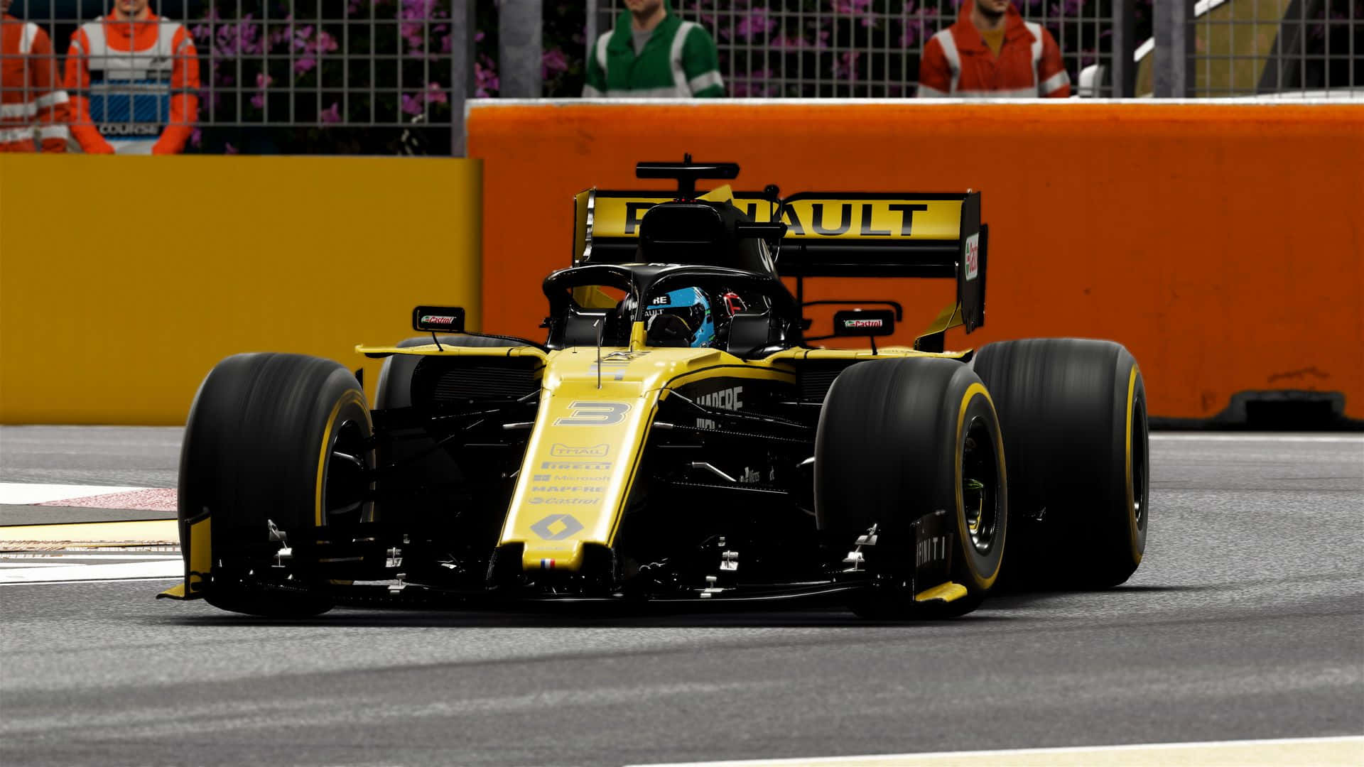 Black And Yellow Formula One Hd F1 2019 Background