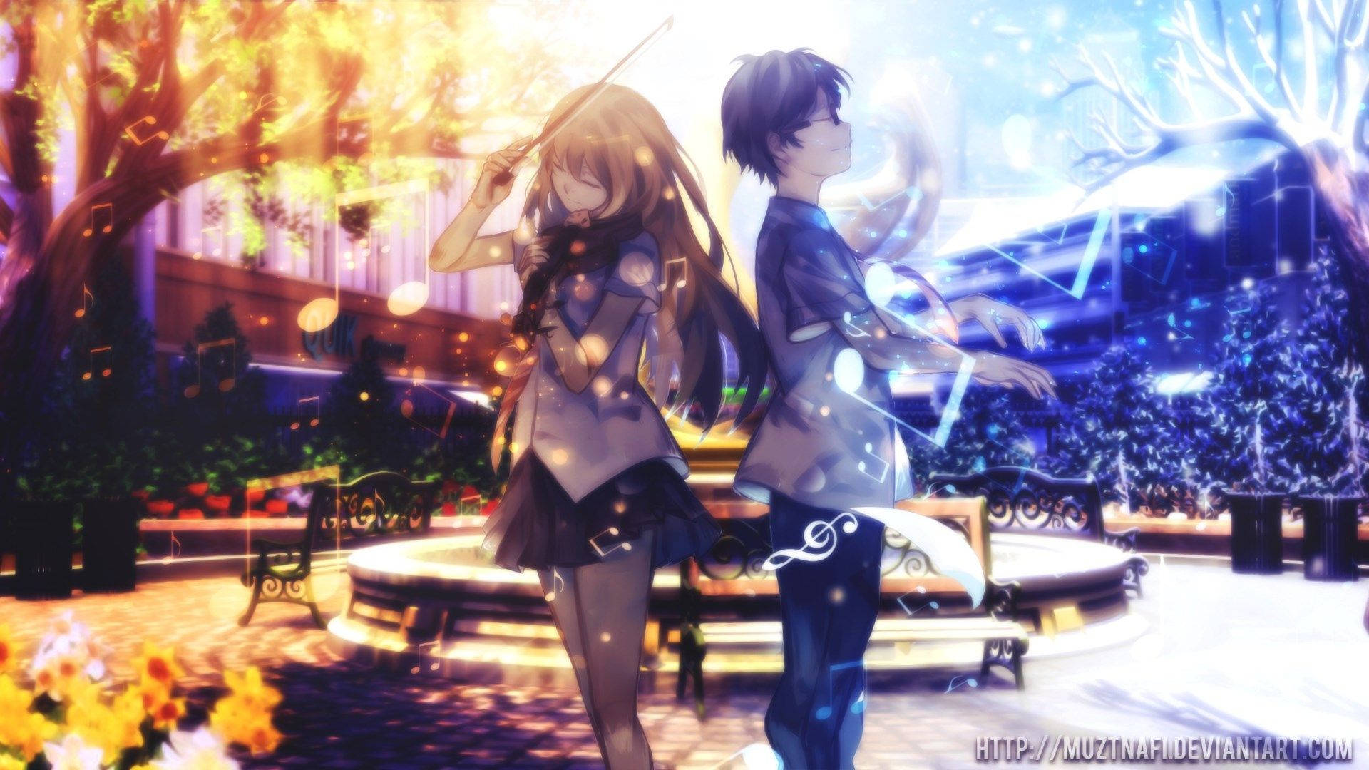 Memories of Music From Your Lie In April Wallpaper