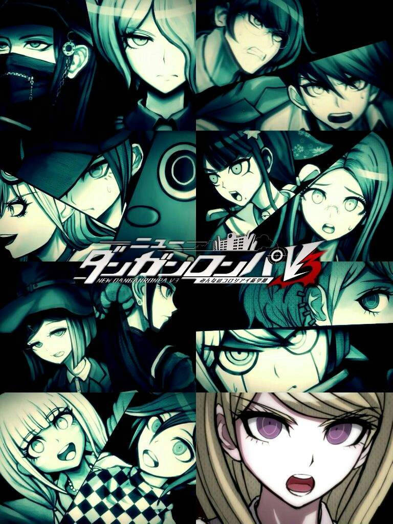 The Ultimate Line-up of Female Characters from Danganronpa Wallpaper