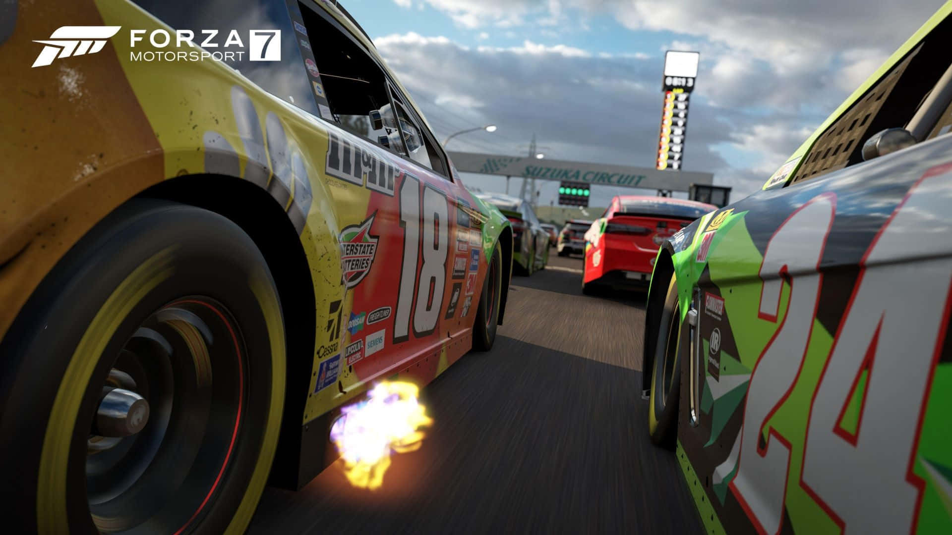 Hd Forza Motorsport 7 Background & Back-Fire Wallpaper