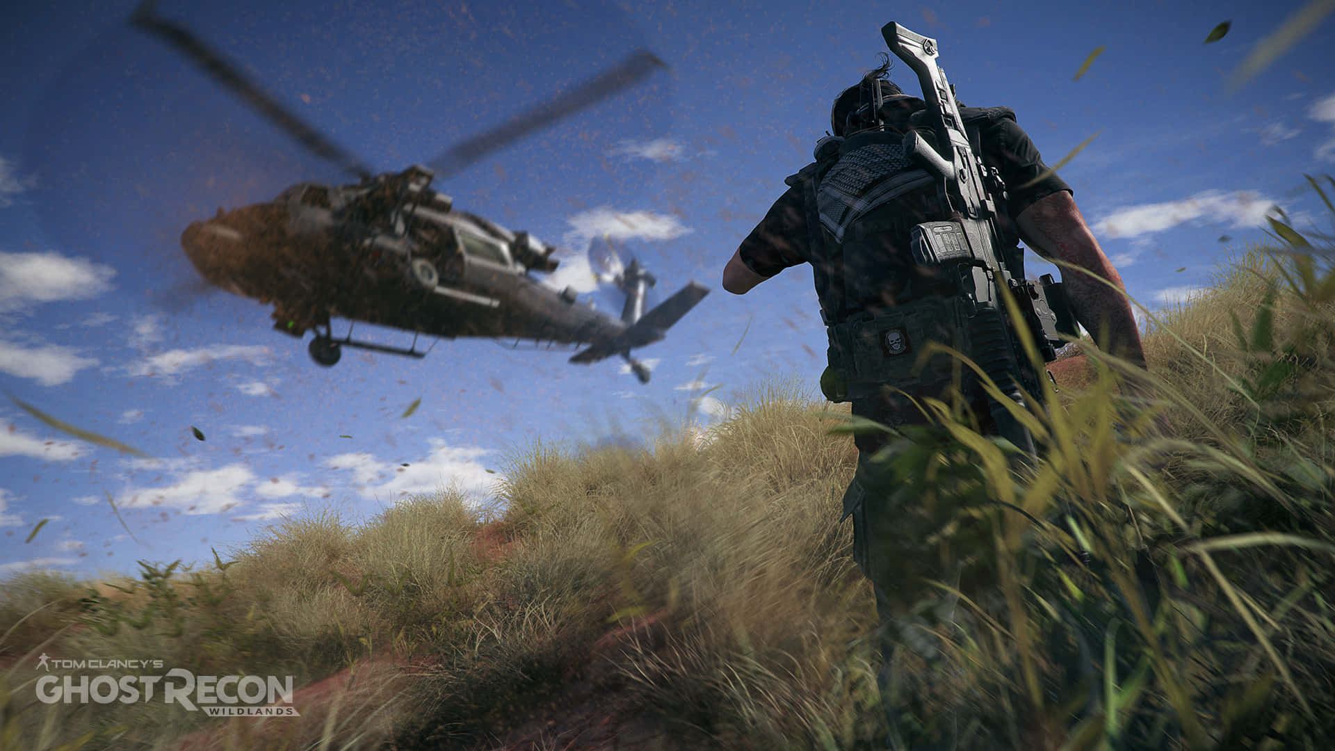 Hd Ghost Recon Wildlands Background Soldier Approaching A Helicopter