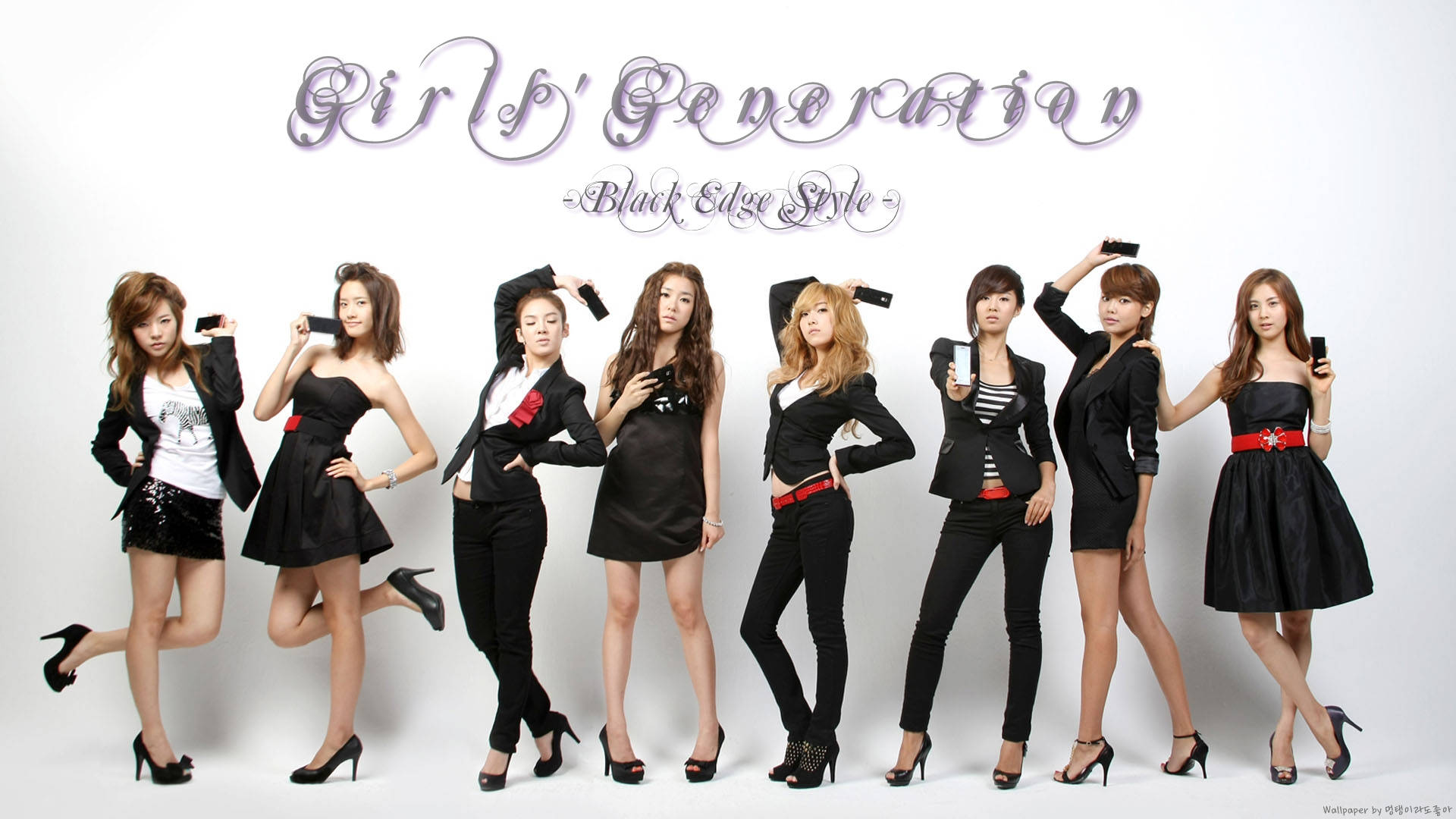 Hd Girls' Generation Black Style