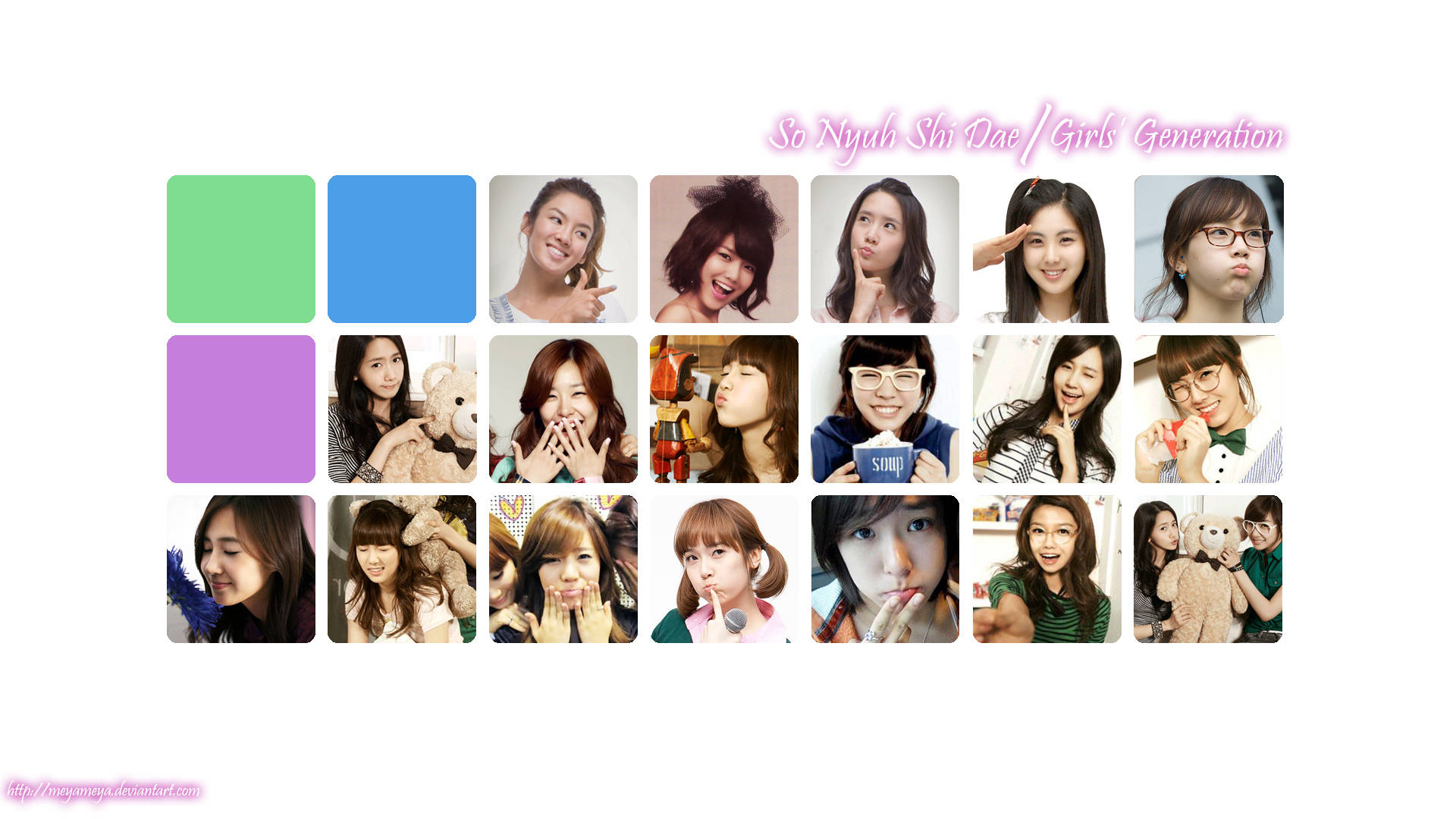 Hd Girls' Generation Collage Art