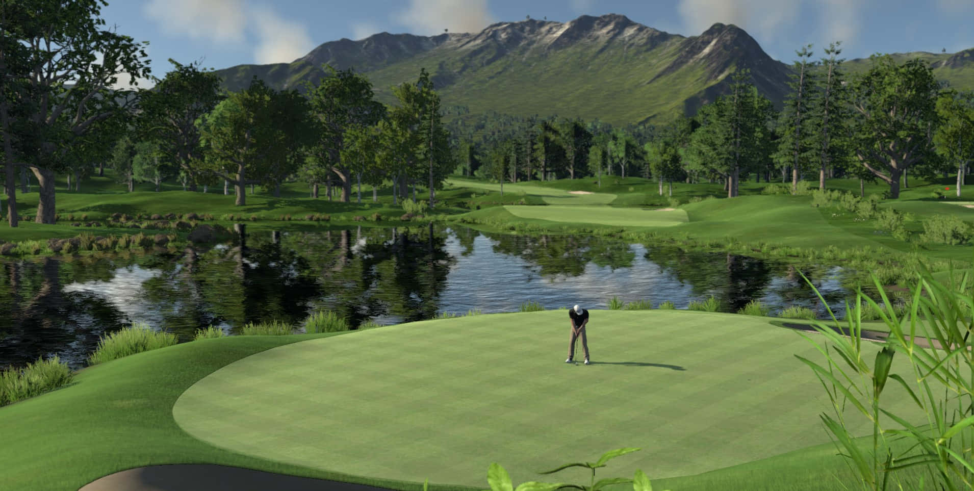 Video Game Hd Golf Course Background