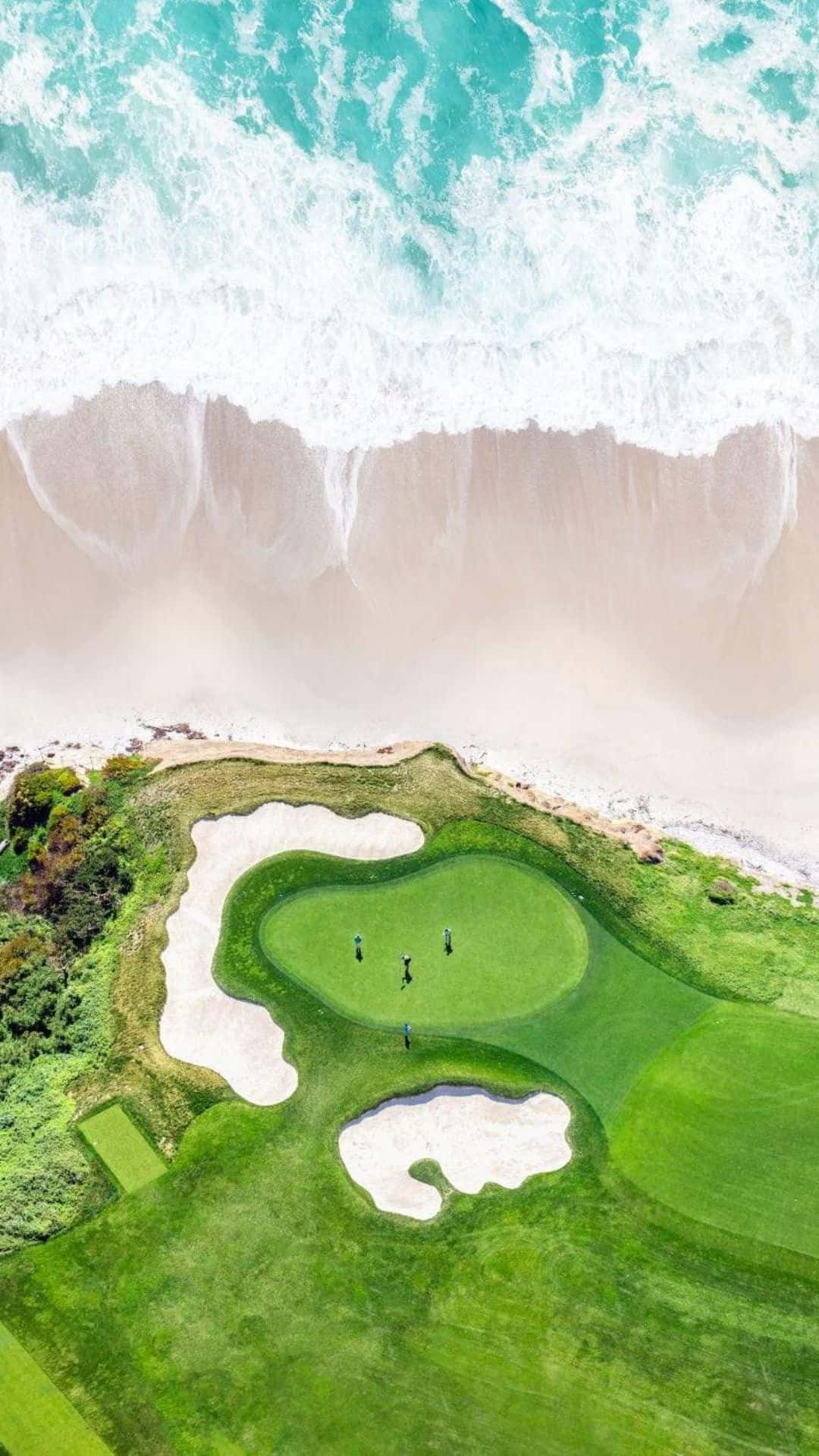 California's Pebble Beach Hd Golf Course Background