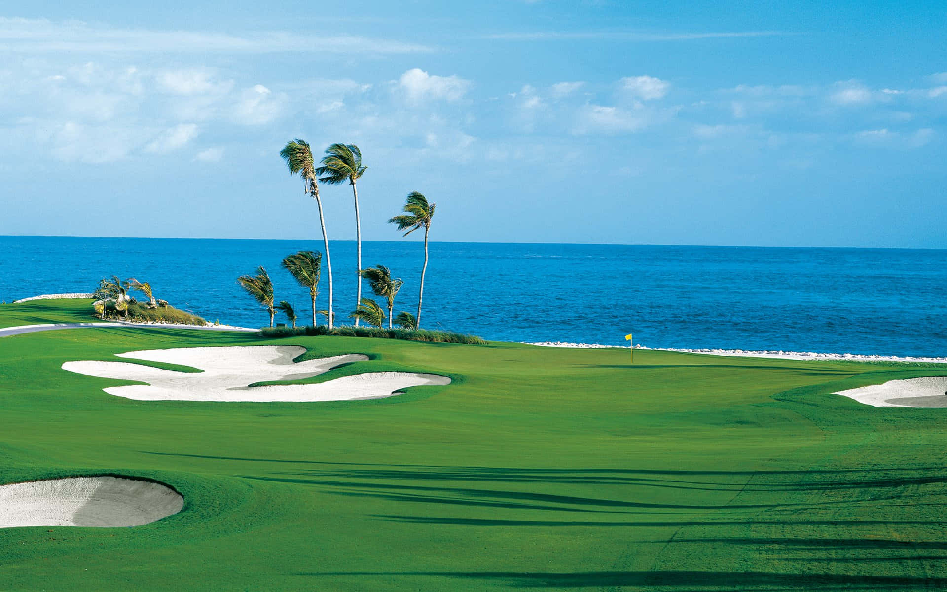 Club House Ocean Hd Golf Course Background