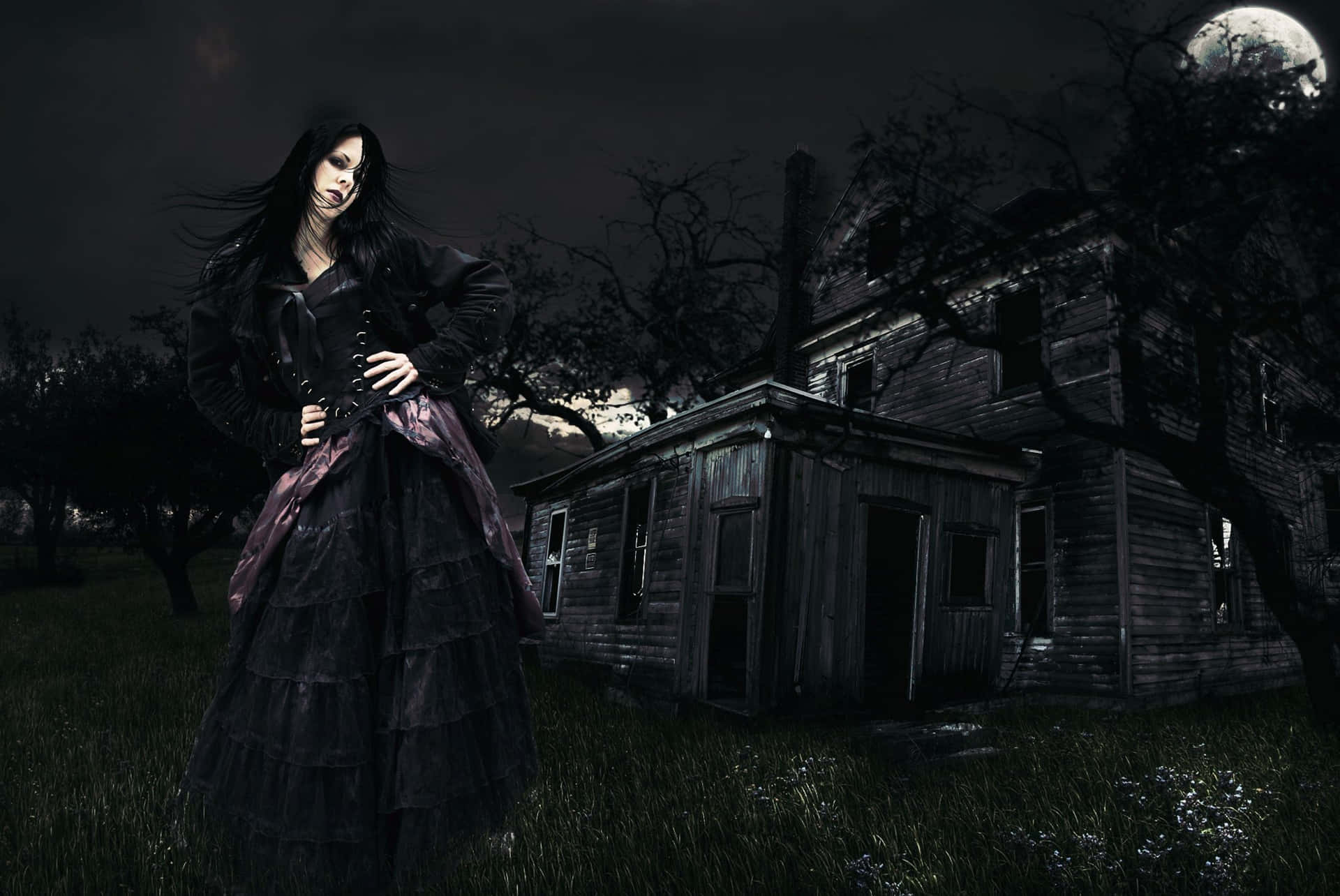 Captivating Gothic Fashion Photography
