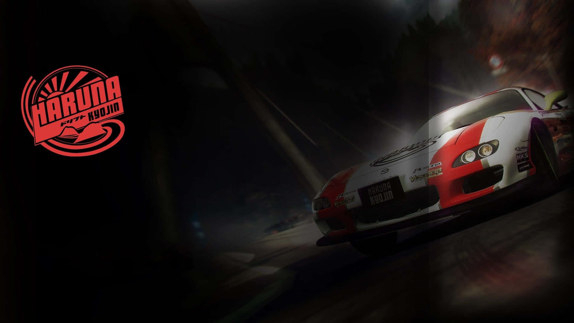 Hd Grid 2 Background White Race Car With Red Stripes