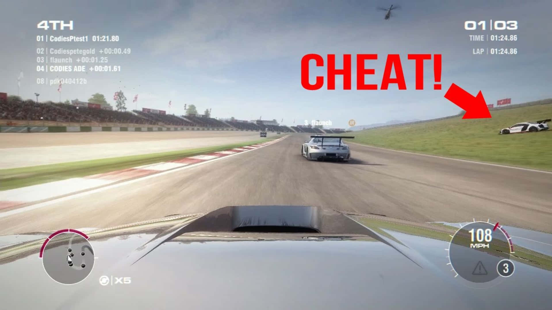 Hd Grid 2 Background Gameplay Cheat Sign