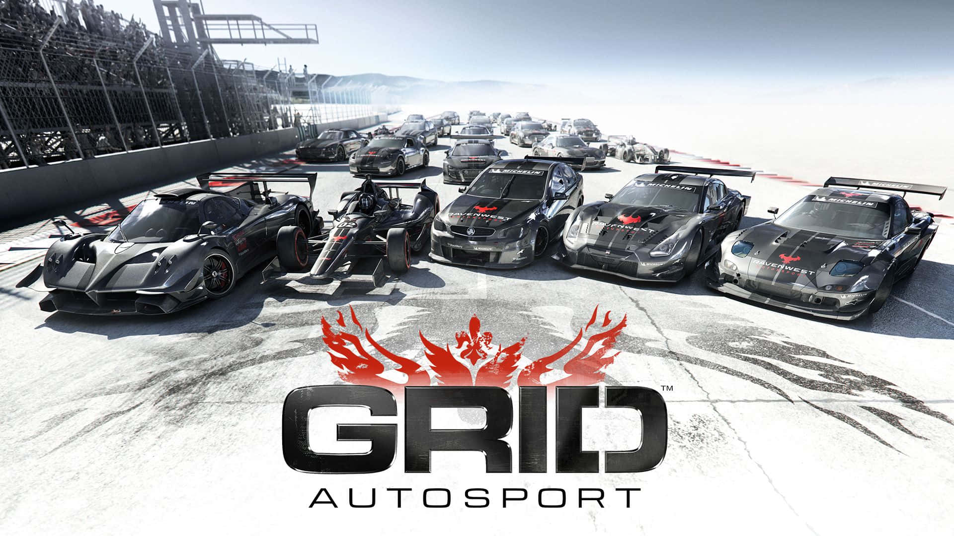 Experience Authentic Racing Action with Hd Grid Autosport