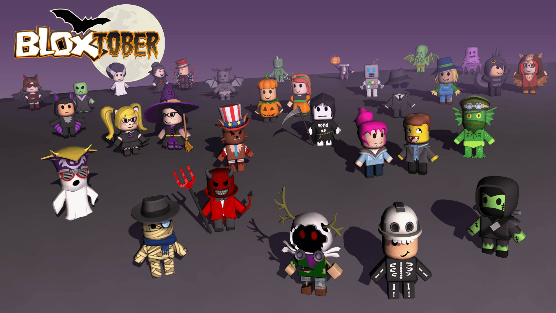 Have a Scary Good Time on Roblox this Halloween! Wallpaper