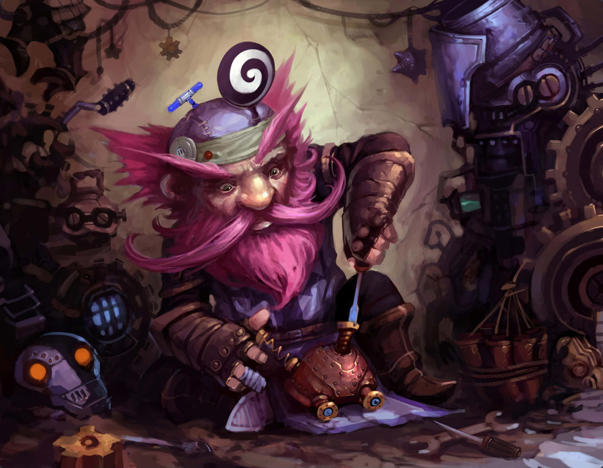 An official HD background for everyone's favourite digital collectable card game - Hearthstone.