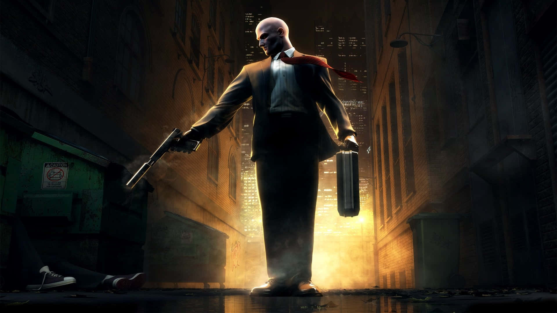 Image  Agent 47 in the world of HD Hitman 2