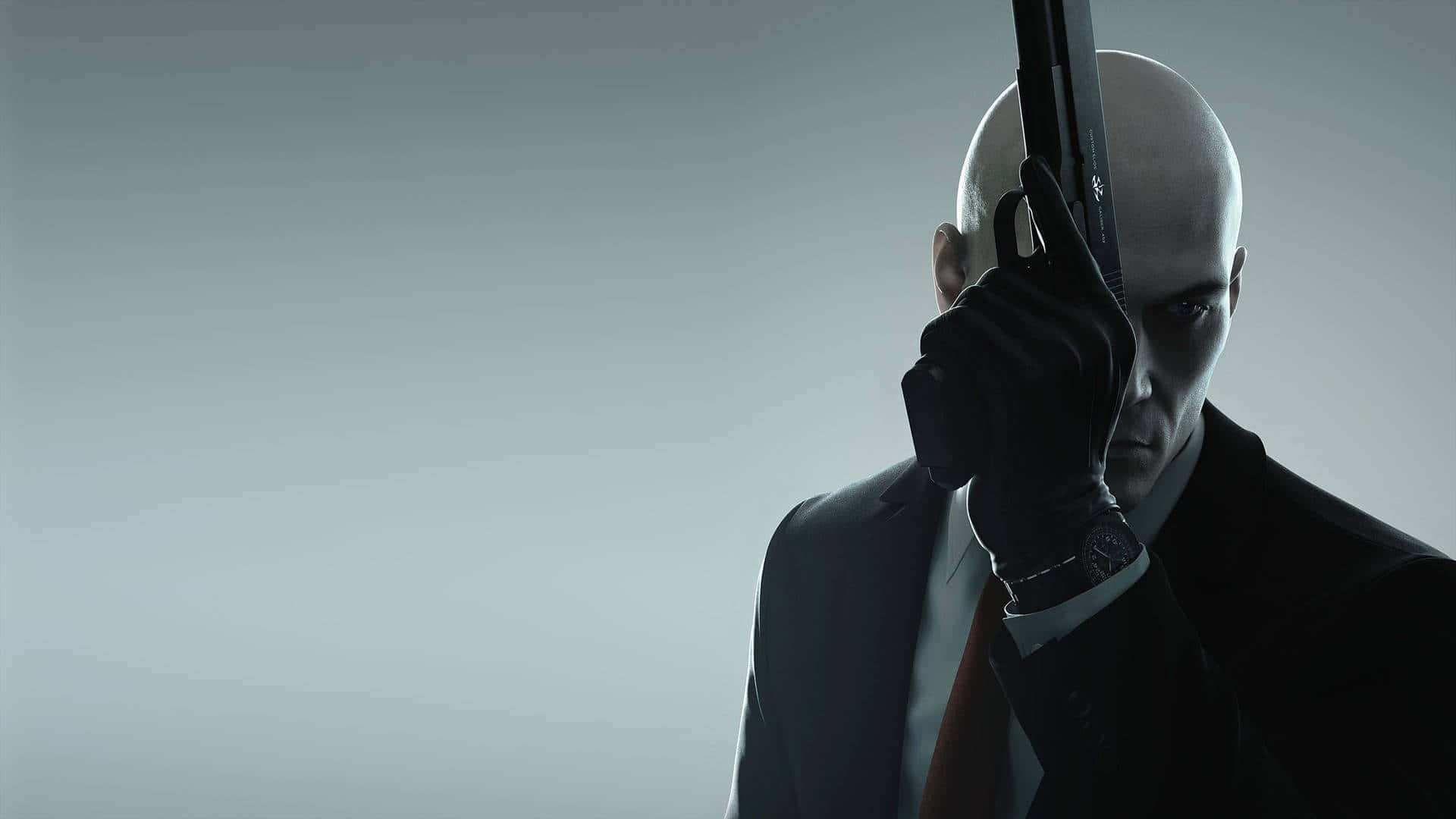 Agent 47 in Scene from HD Hitman Absolution Video Game