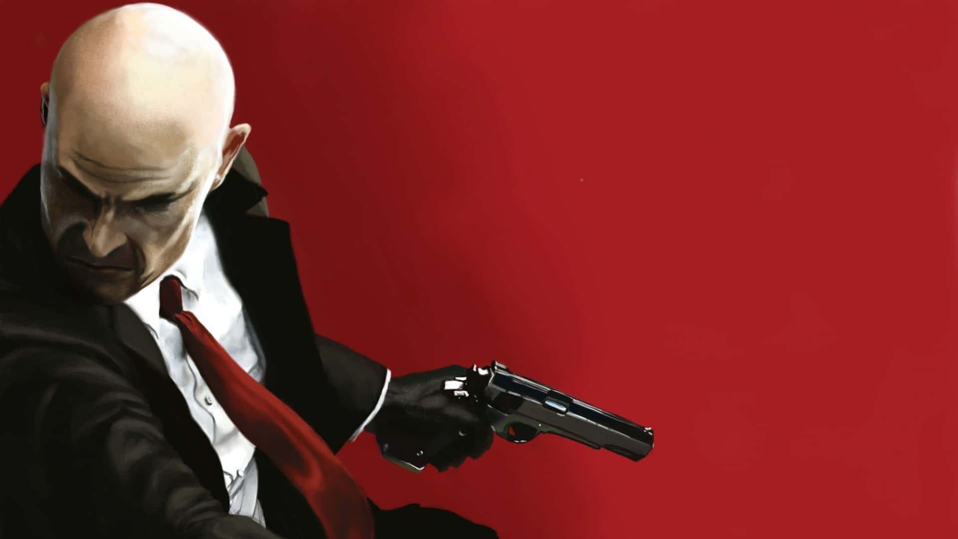 Agent 47 in the highly acclaimed game "Hitman Absolution".