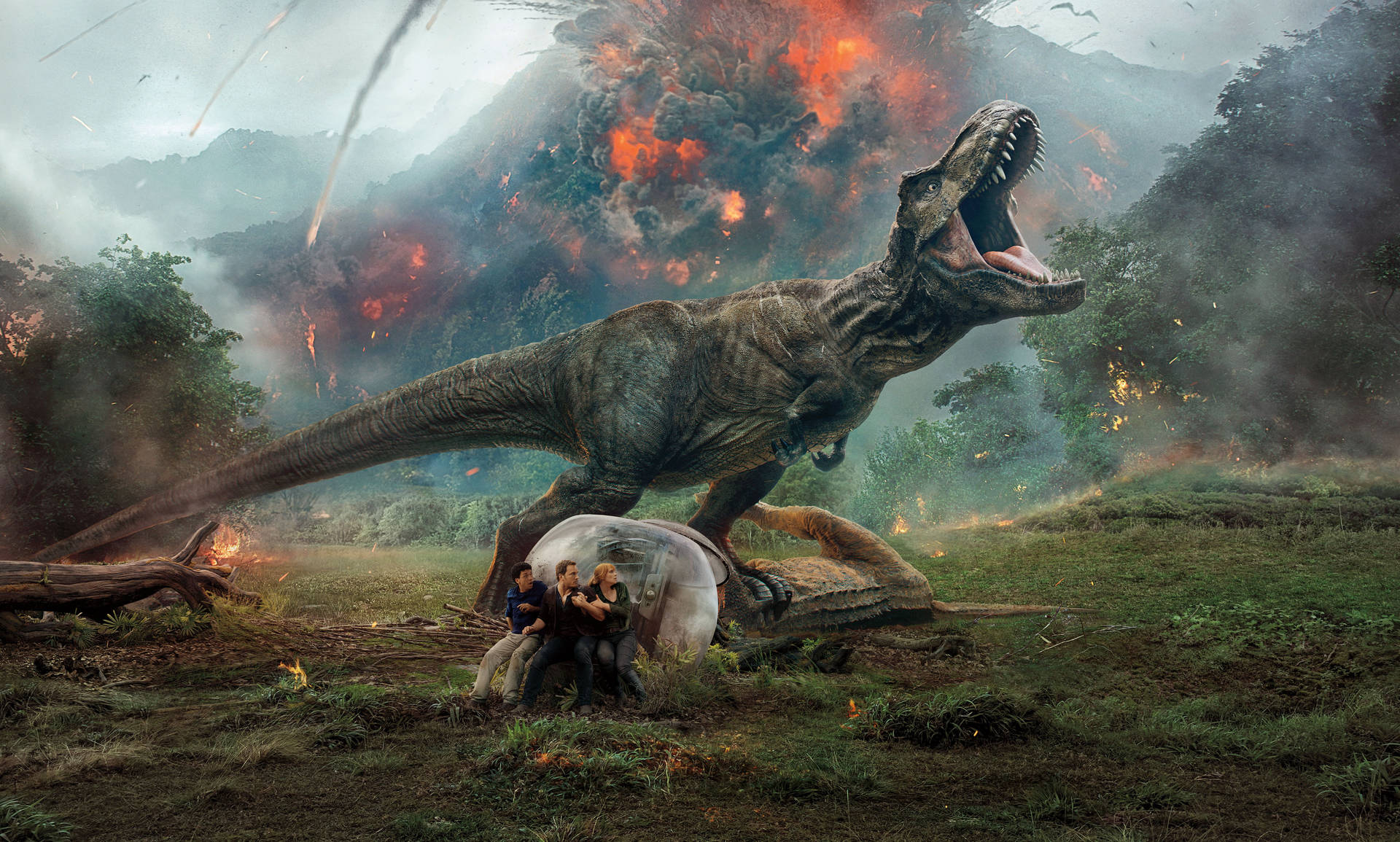 HD Jurassic Park Movie Scene Wallpaper