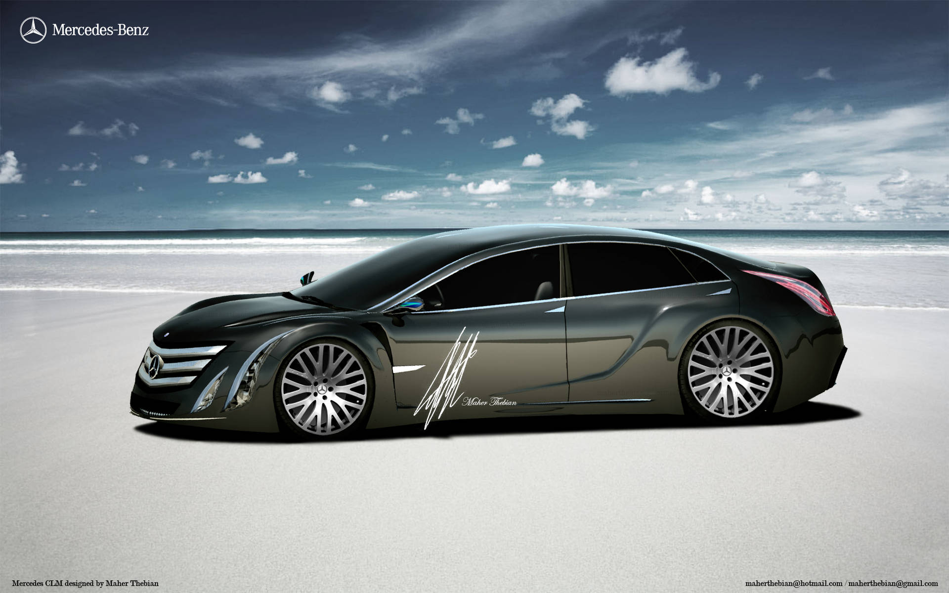 Hd Mercedes Benz Futuristic Concept Art