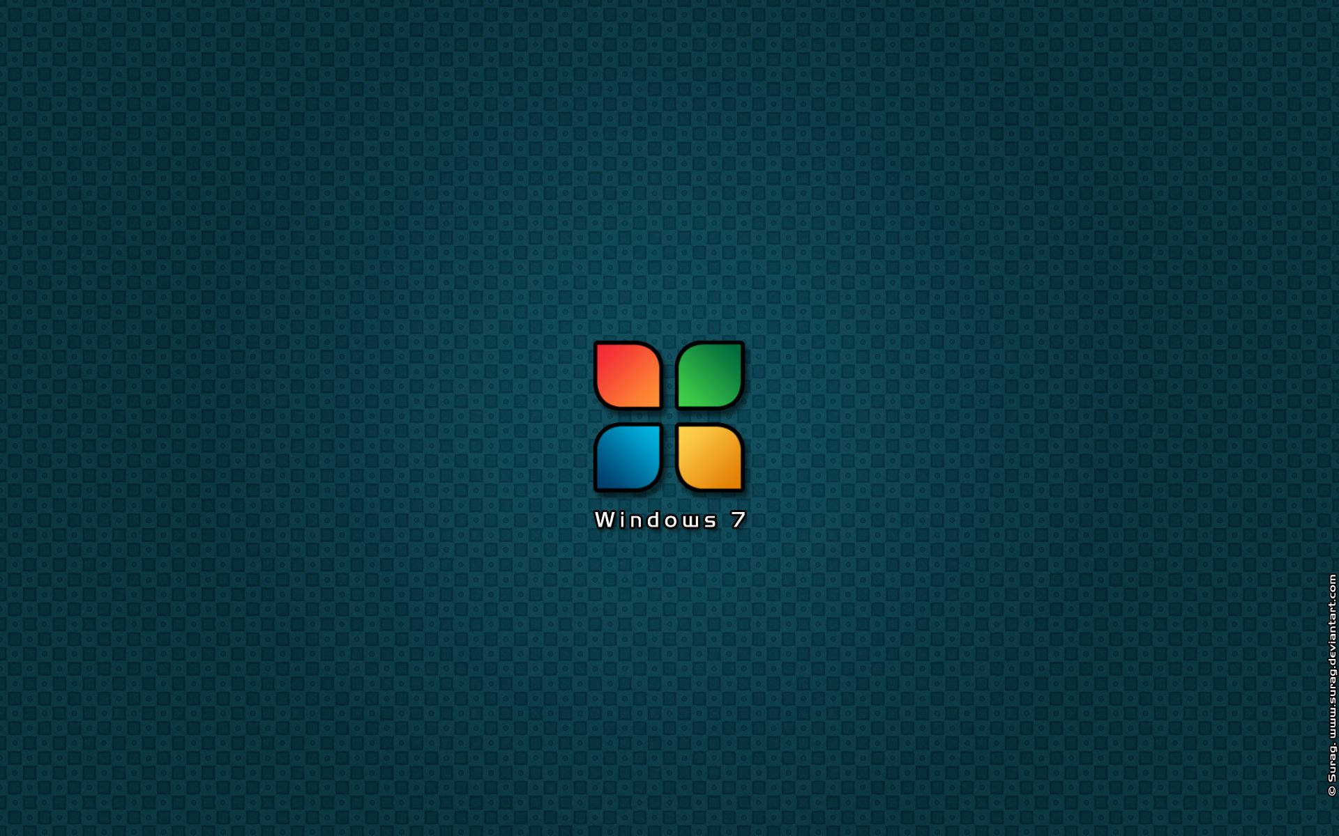 Beautiful Minimalistic Windows 7 Screen Wallpaper