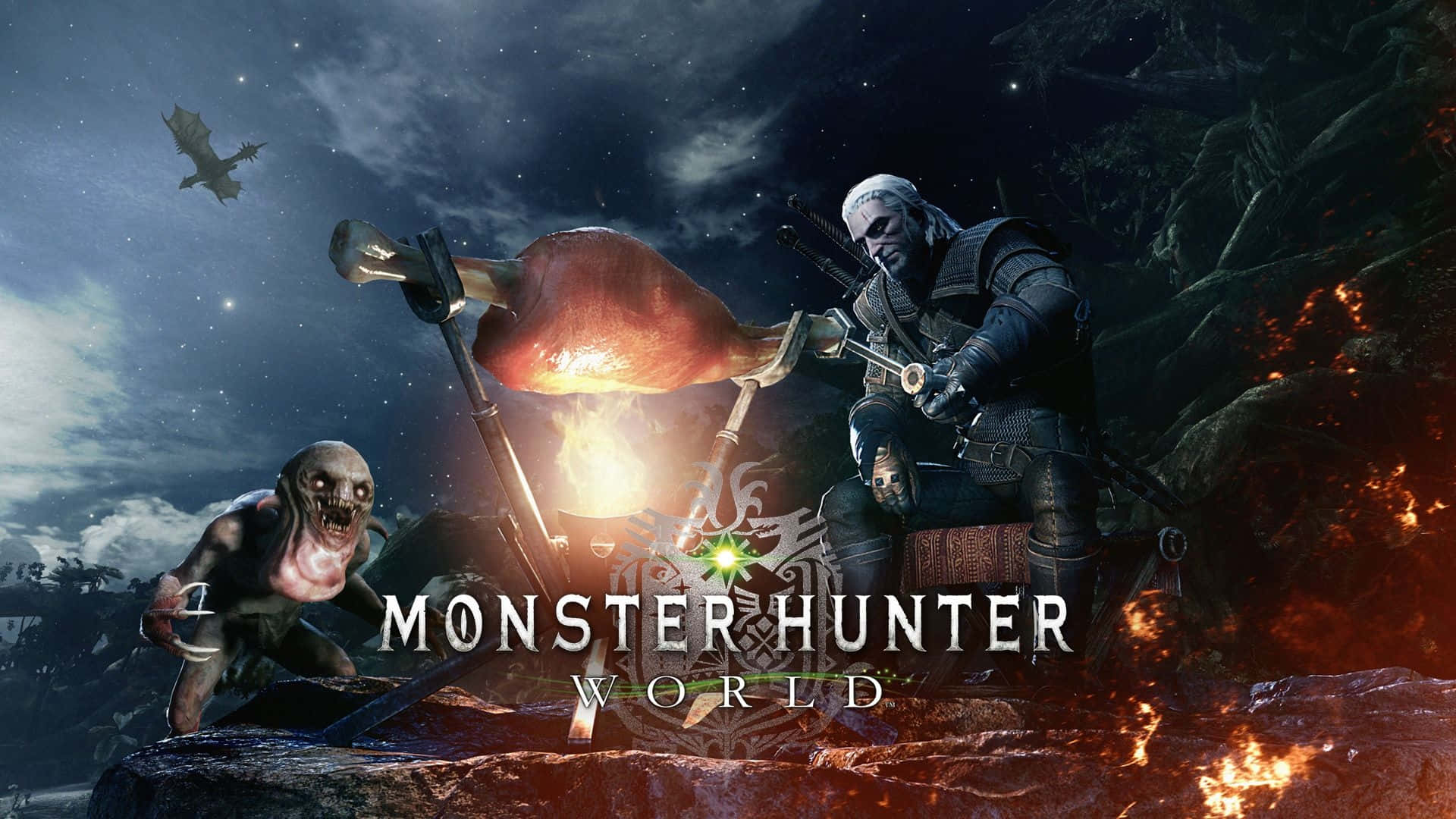 Descubreun Nuevo Mundo Valiente Con Monster Hunter World.