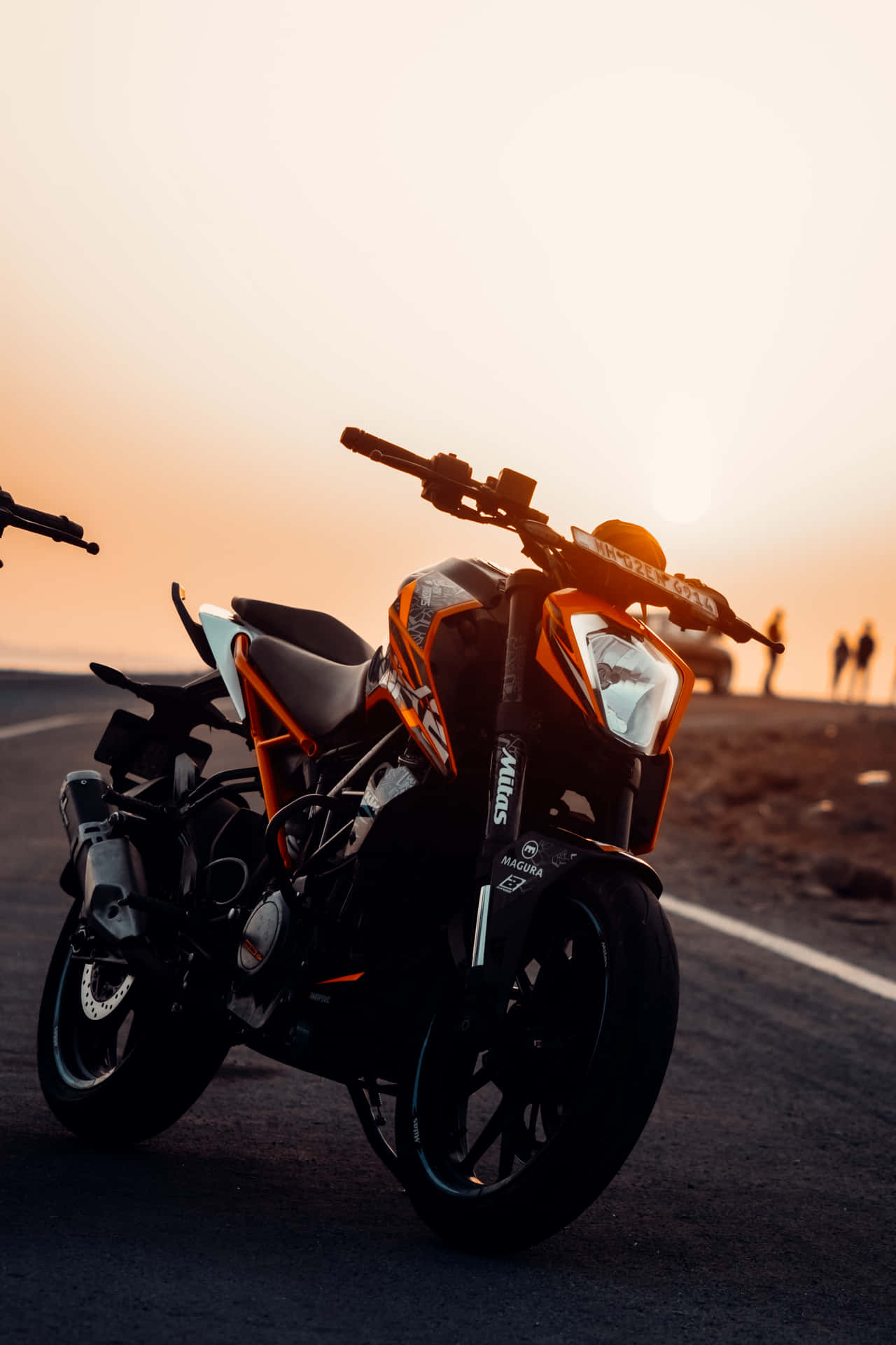 Fasten your helmet, hit the open road, and fly on your HD motorcycle! Wallpaper