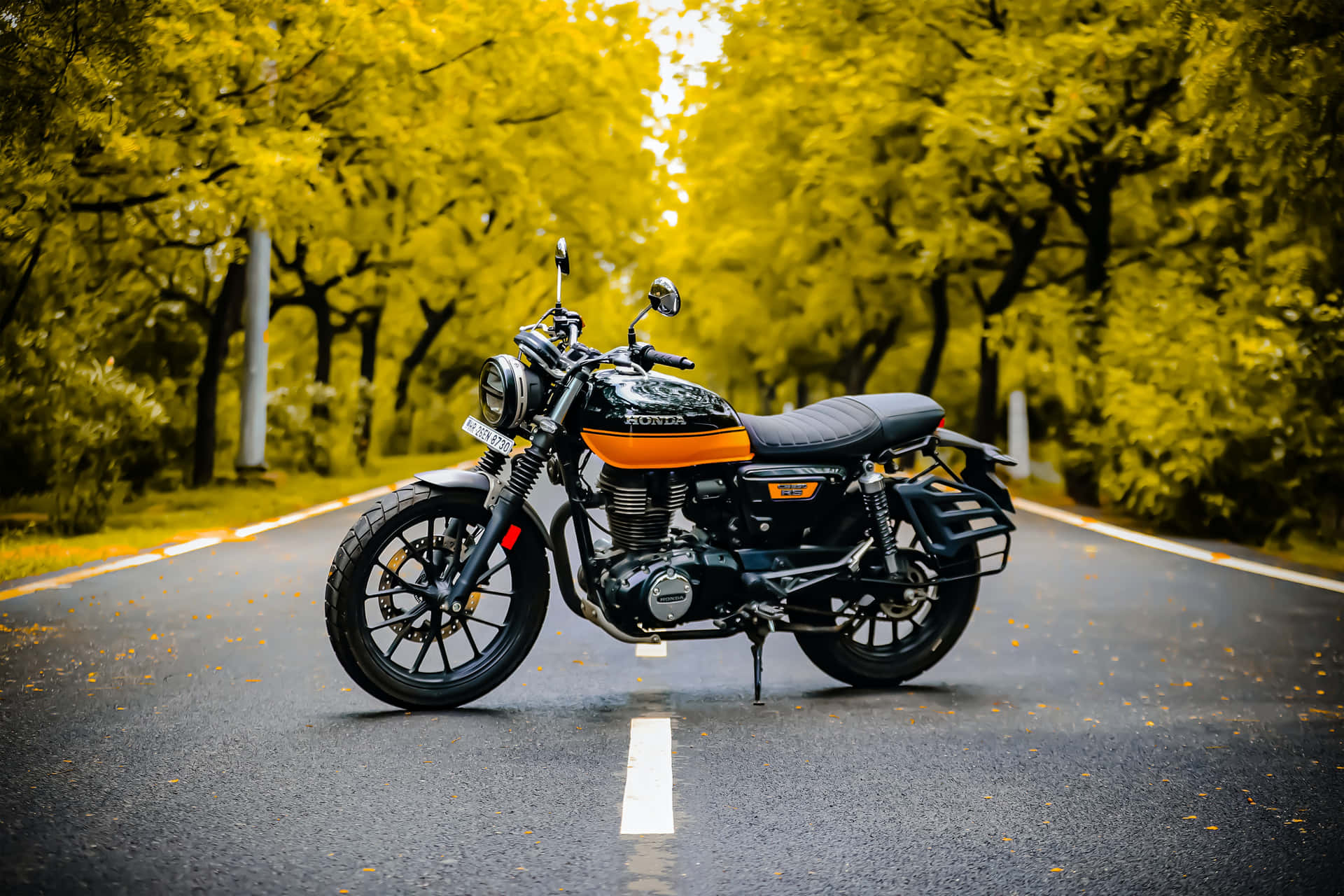 Enjoy the Open Road with an HD Motorcycle Wallpaper
