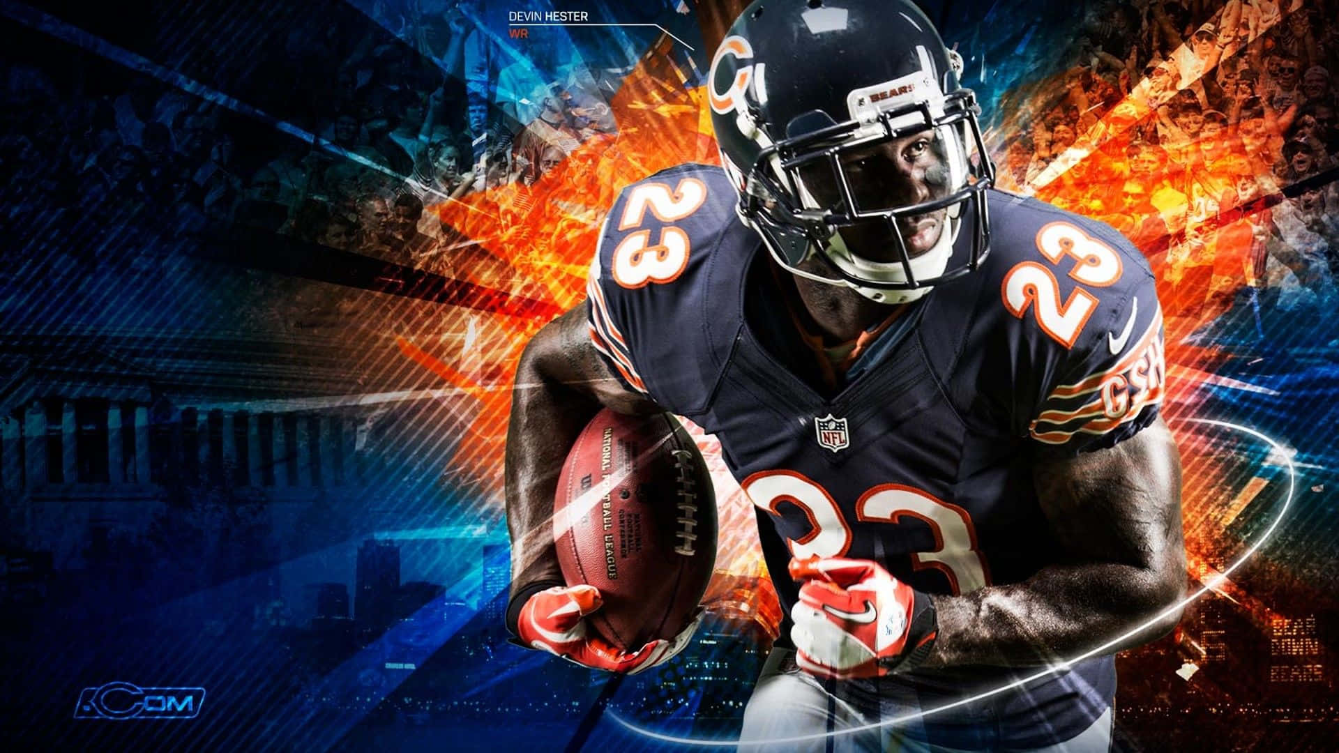 A classic view of an HD NFL game Wallpaper