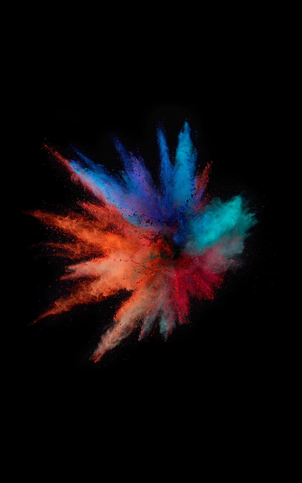 Hd Oled Color Particles Background
