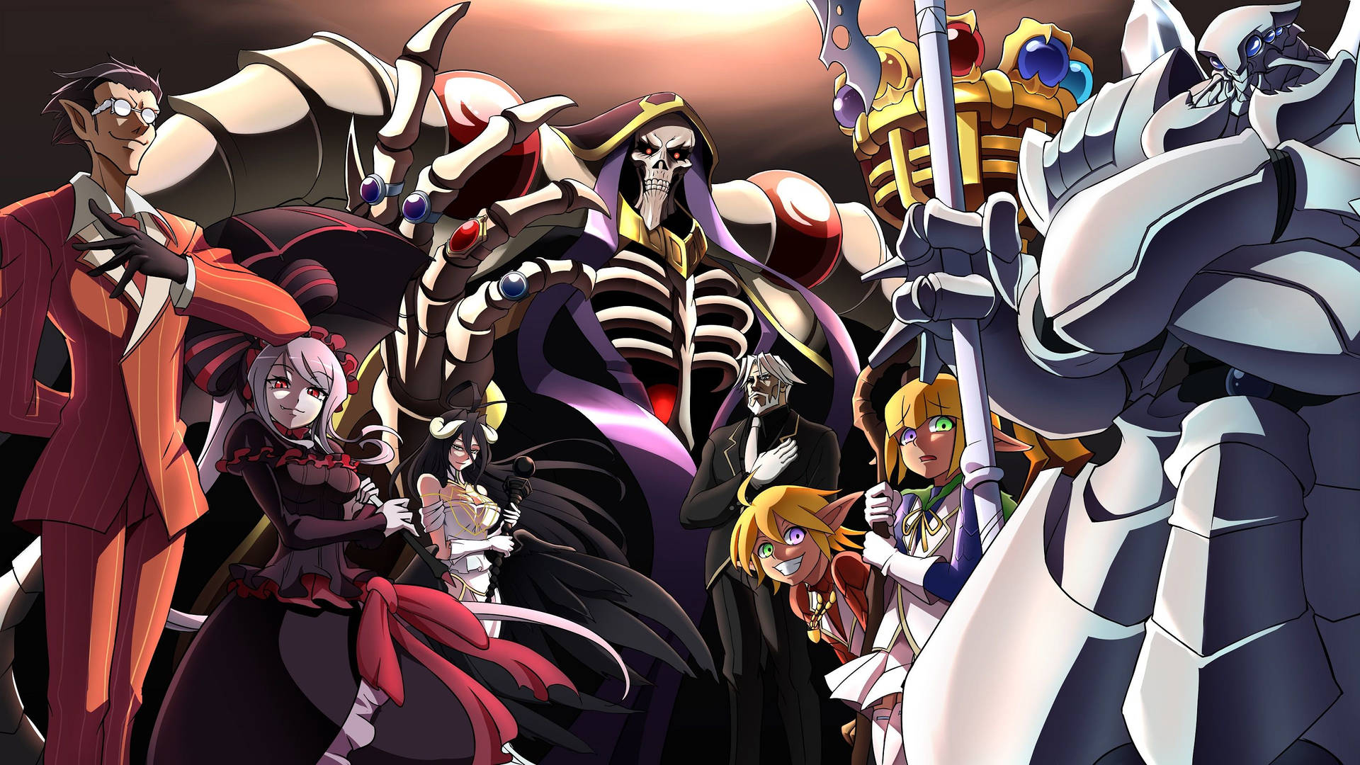 Ainz Ooal Gown, the Supreme Overlord of the Great Tomb of Nazarick Wallpaper