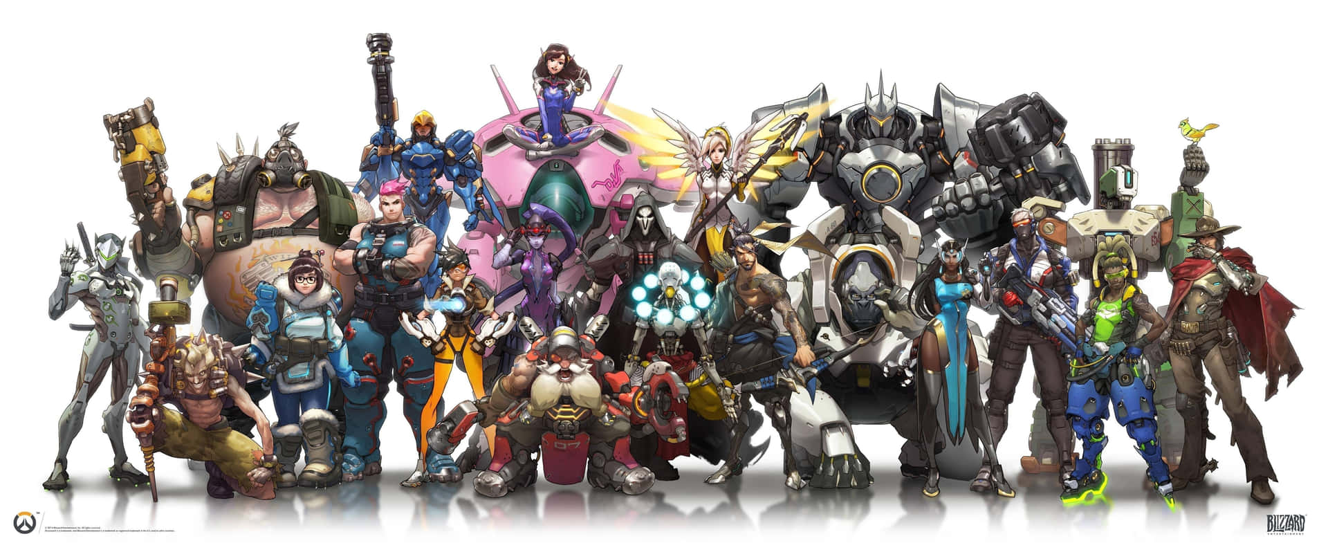 Choose your hero and battle with friends in Overwatch!