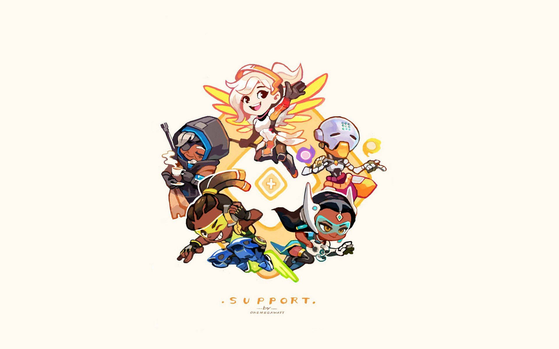 Hd Overwatch Heroes Young Version
