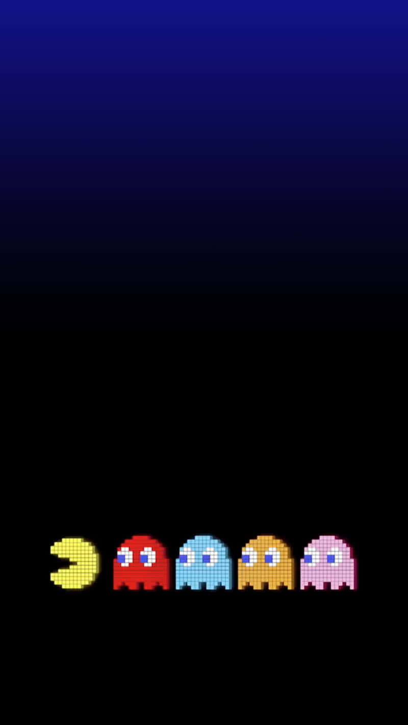 Neon Ghosts  PacMan Wallpaper 2 by thetruemask on DeviantArt