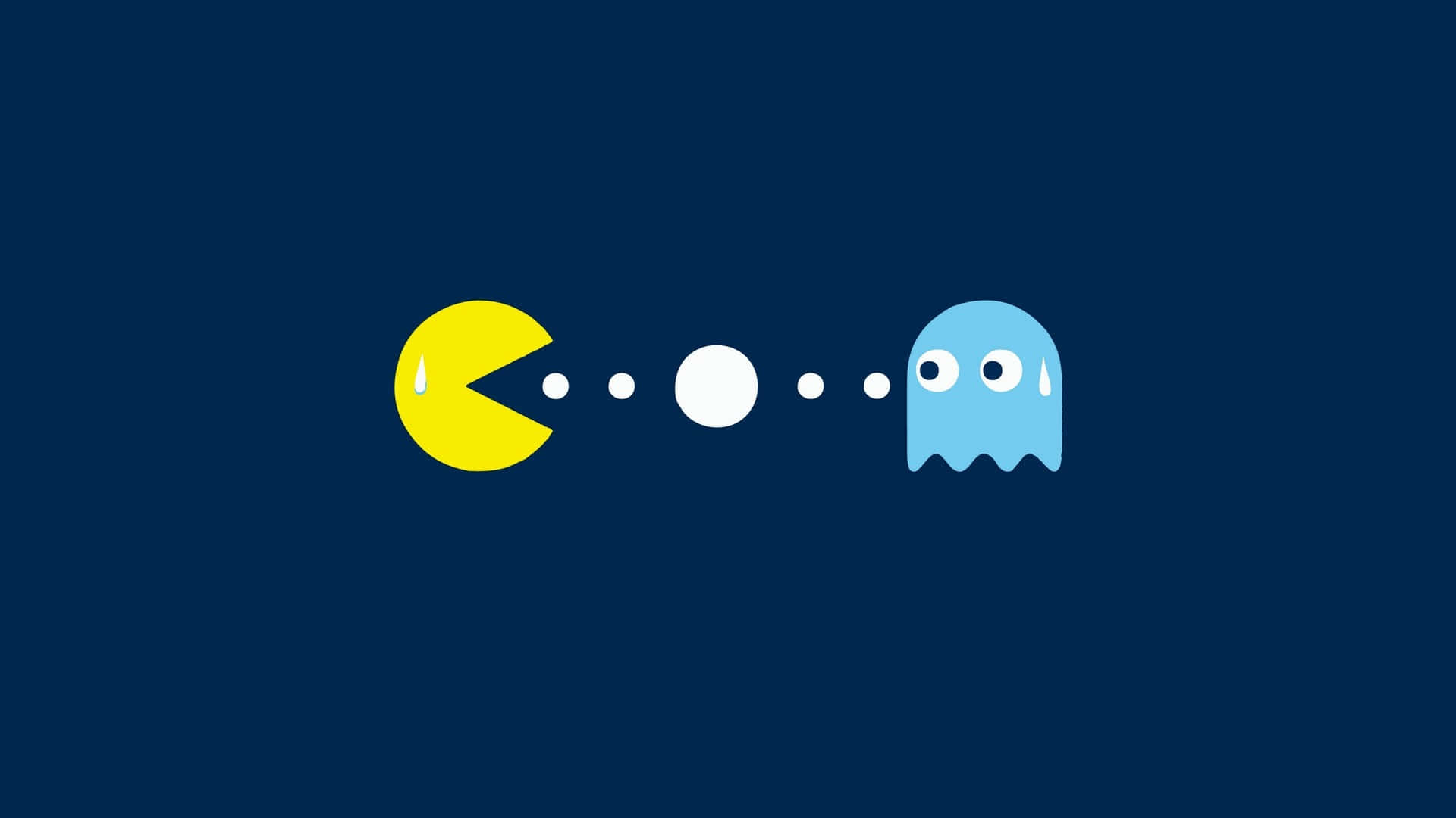 Pacman Takes on the Maze Wallpaper