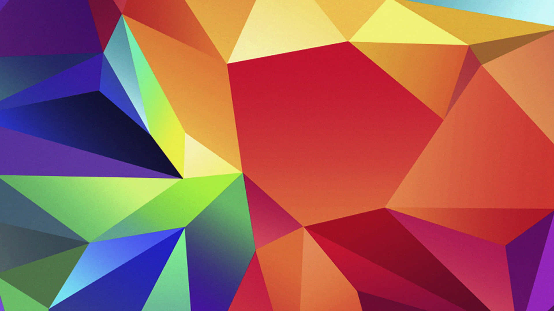 HD Pattern Colorful Abstract Shapes Wallpaper