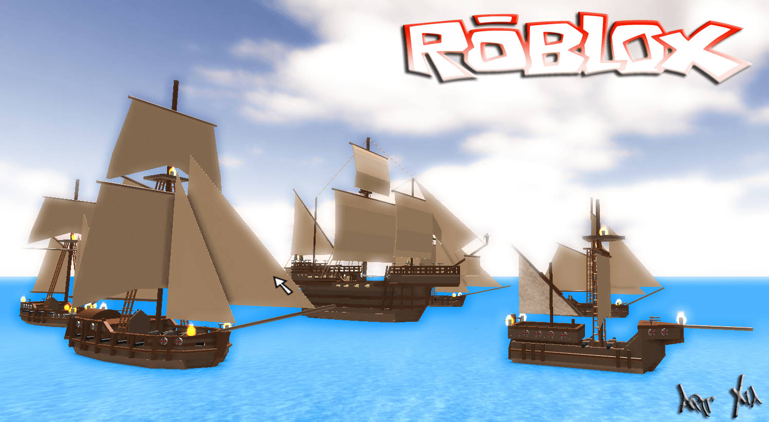 Experience Piracy Adventures in Roblox Wallpaper