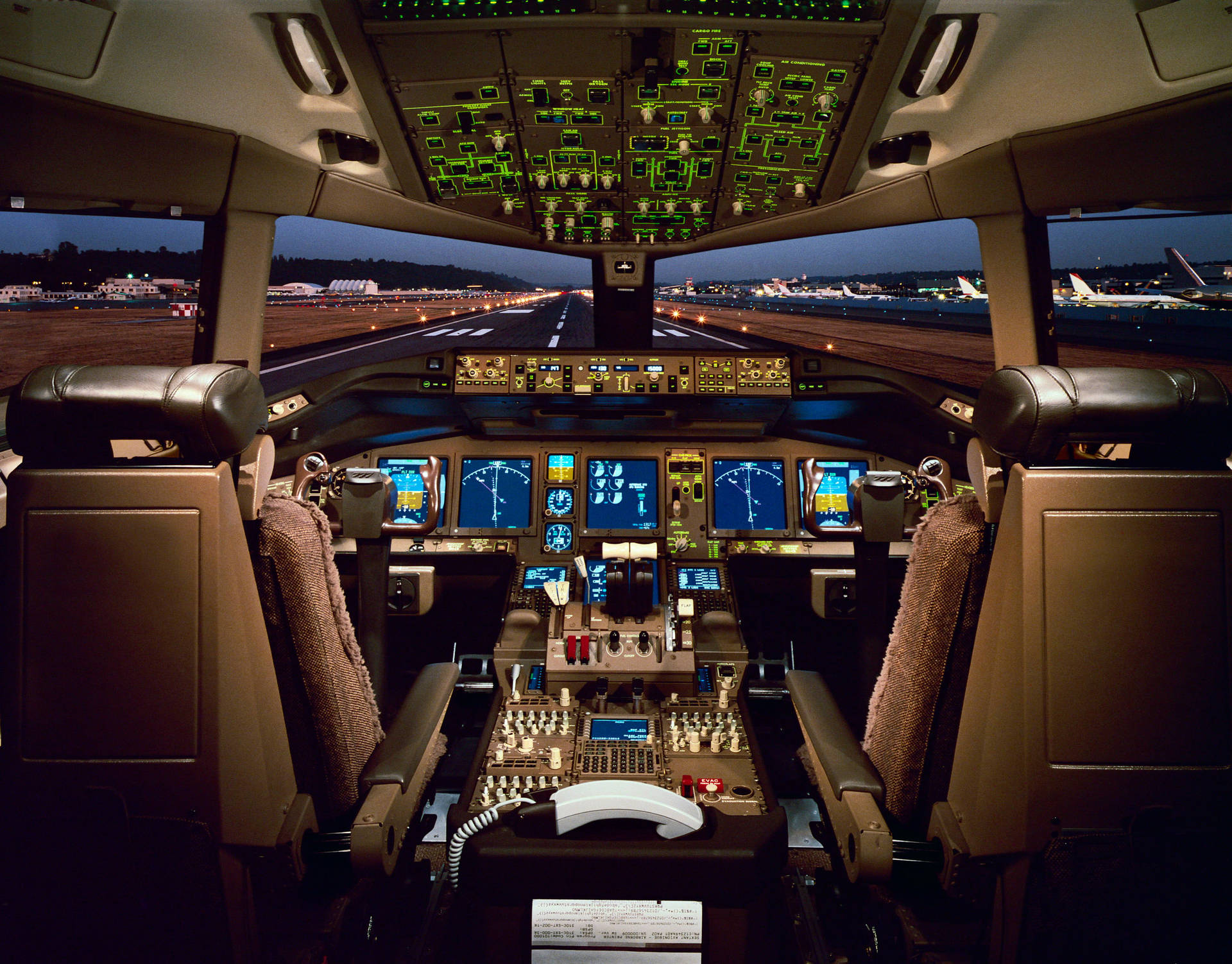 Hd Plane Cockpit Se Wallpaper