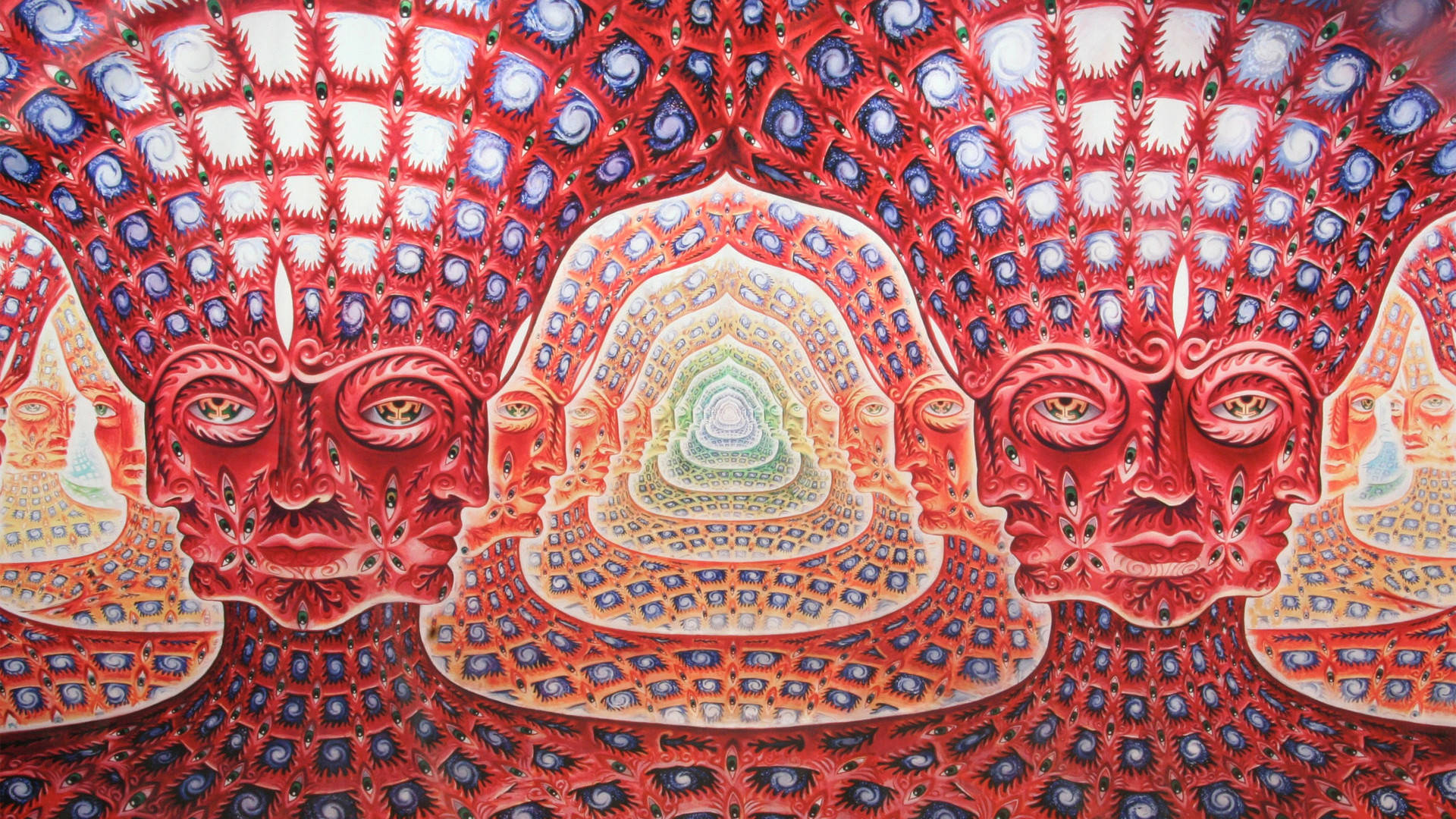 Hdpsychedelischer Kopf Kaleidoskop Wallpaper