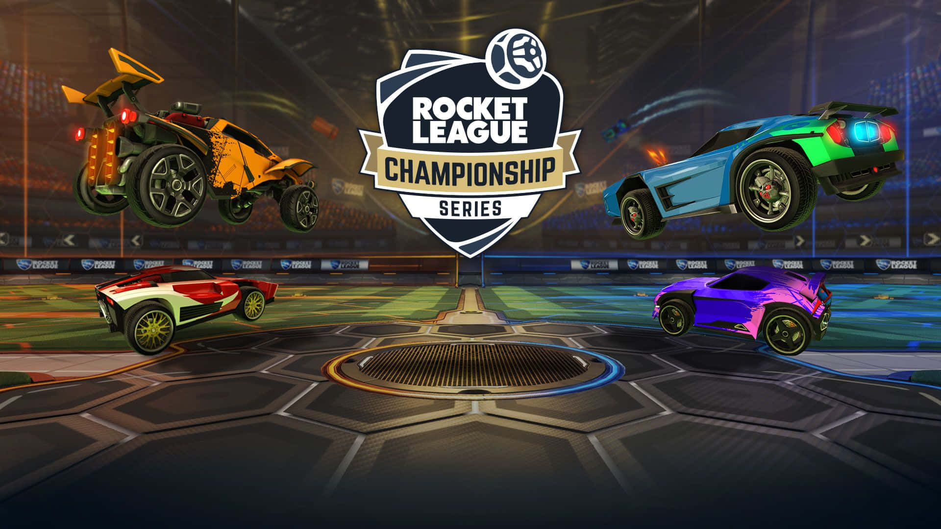 Get ready for Rocket League with this explosive HD wallpaper!