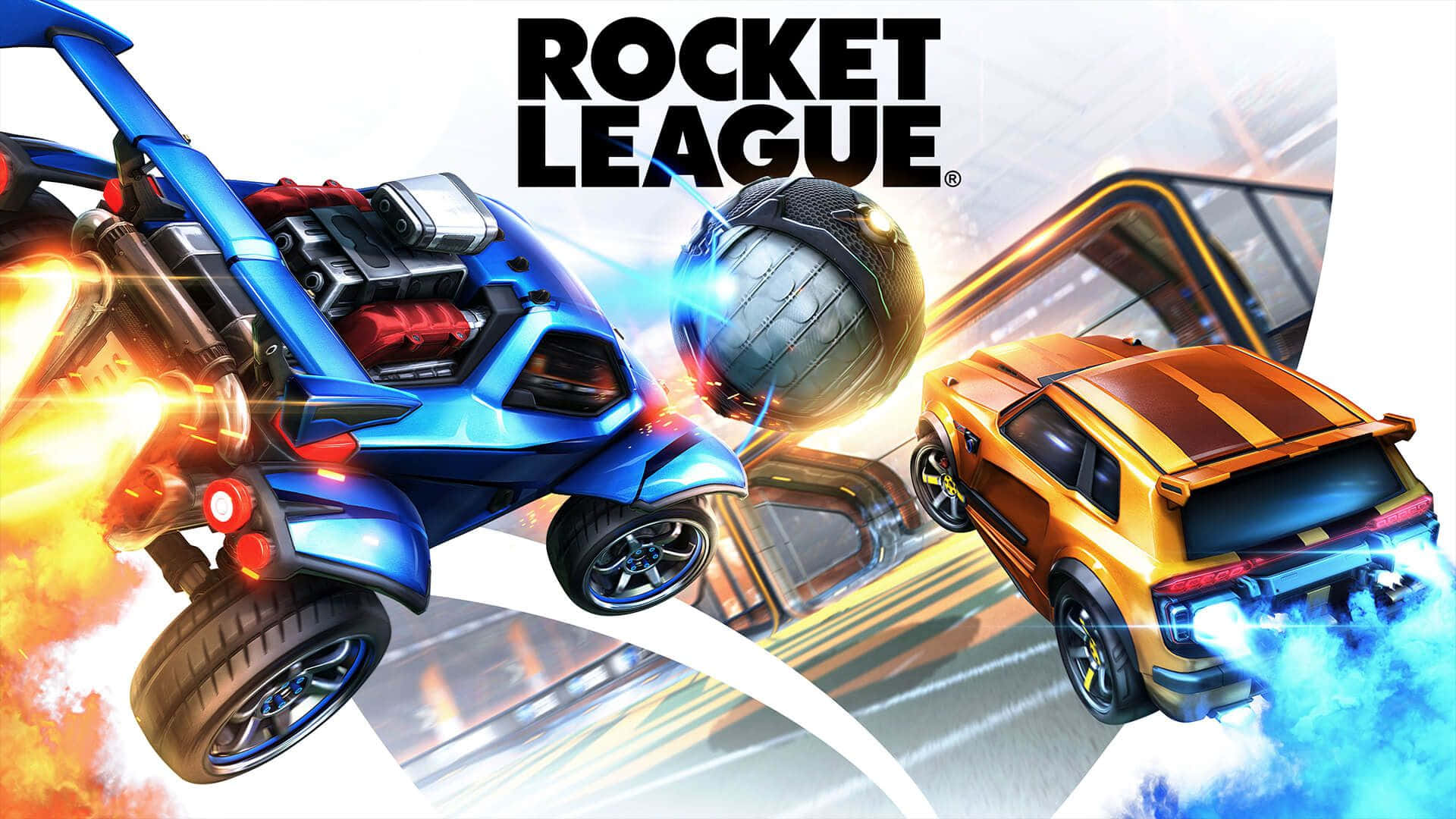 Rocketleague - En Fotorealistisk Fusion Av Racing Och Fotboll.