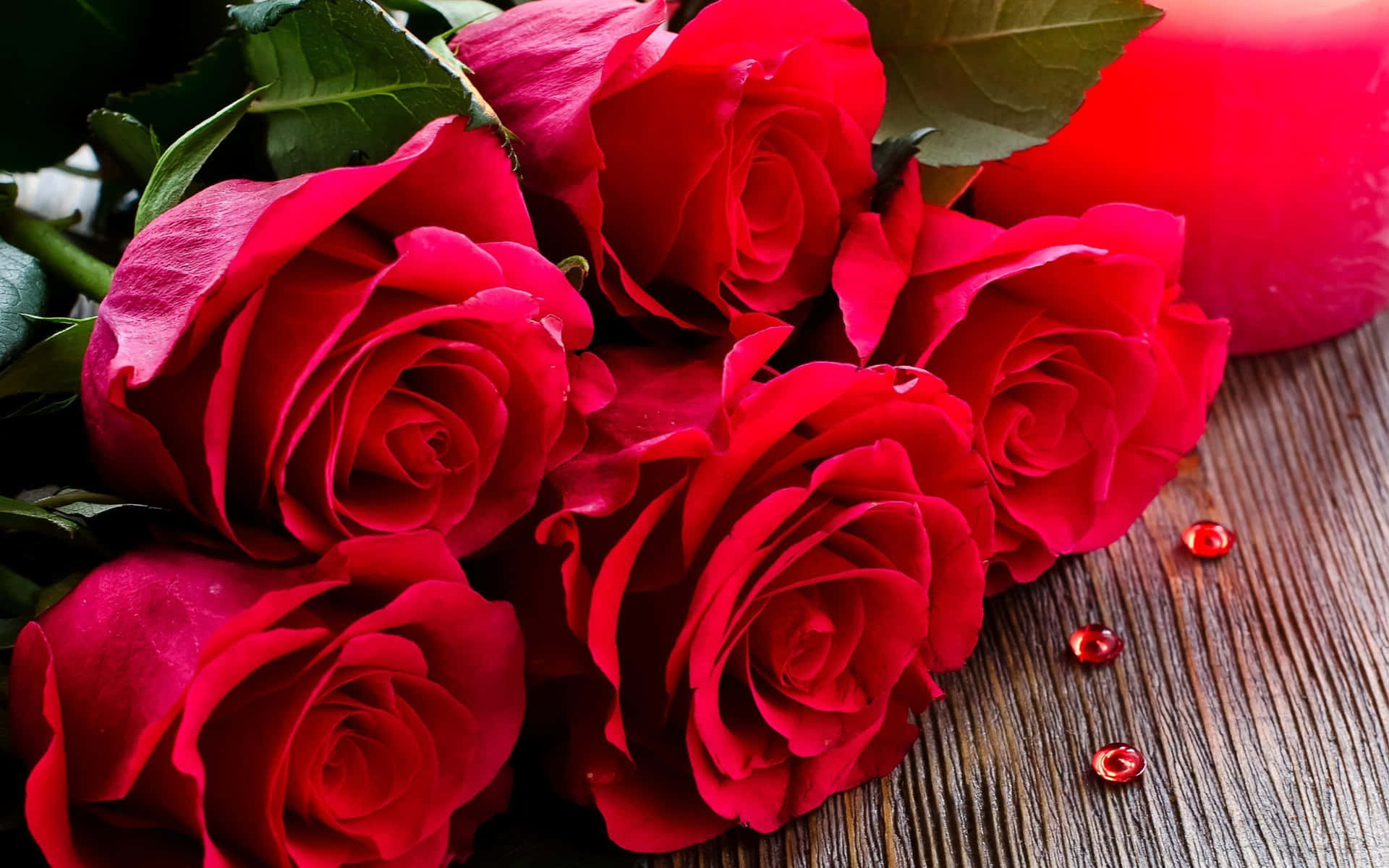 A romantic bouquet of beautiful hd roses