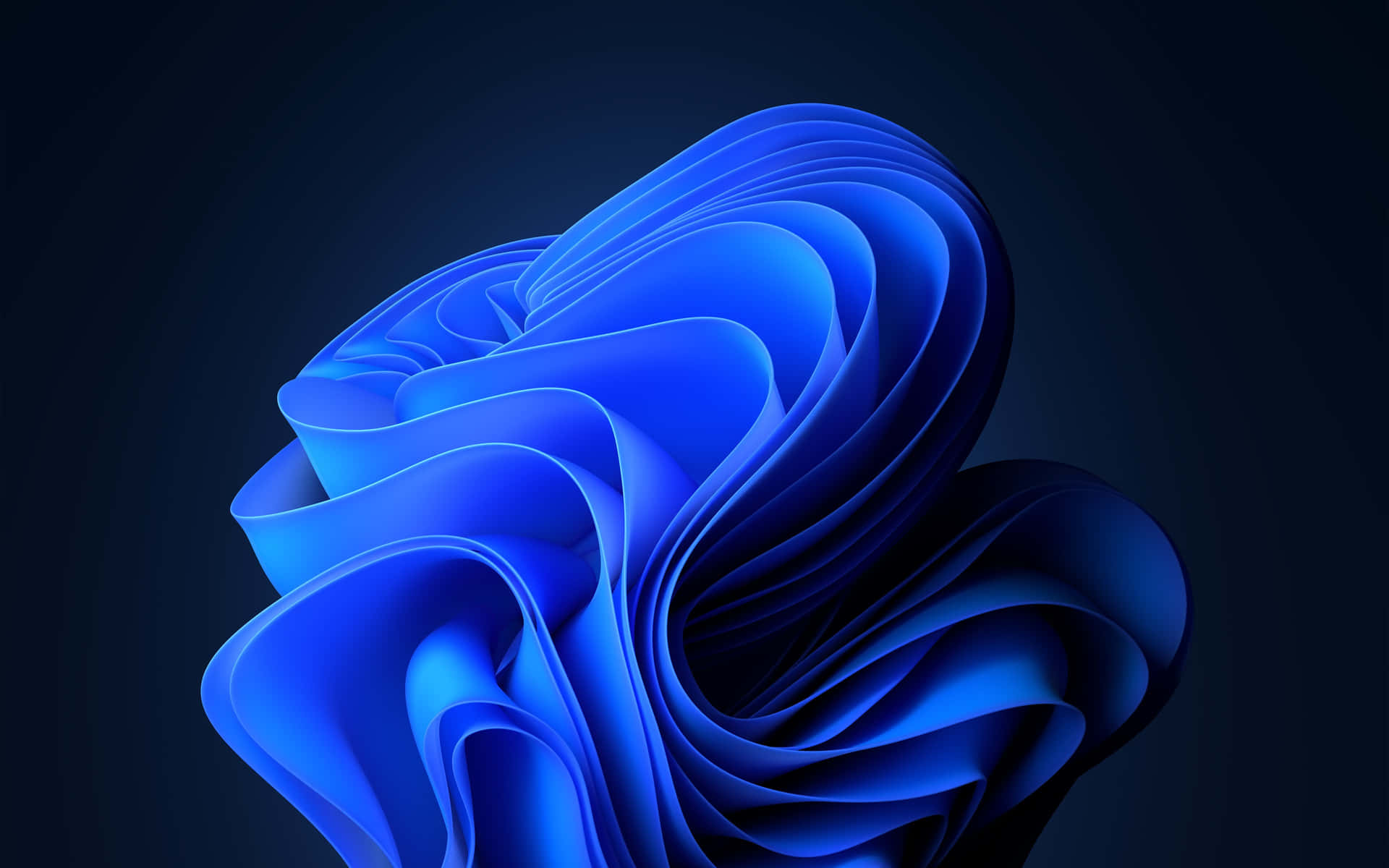 A Blue Abstract 3d Paper Sculpture Wallpaper