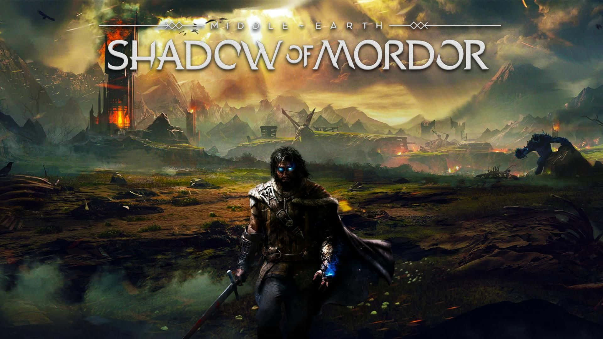 Hd Shadow Of Mordor Burning Background