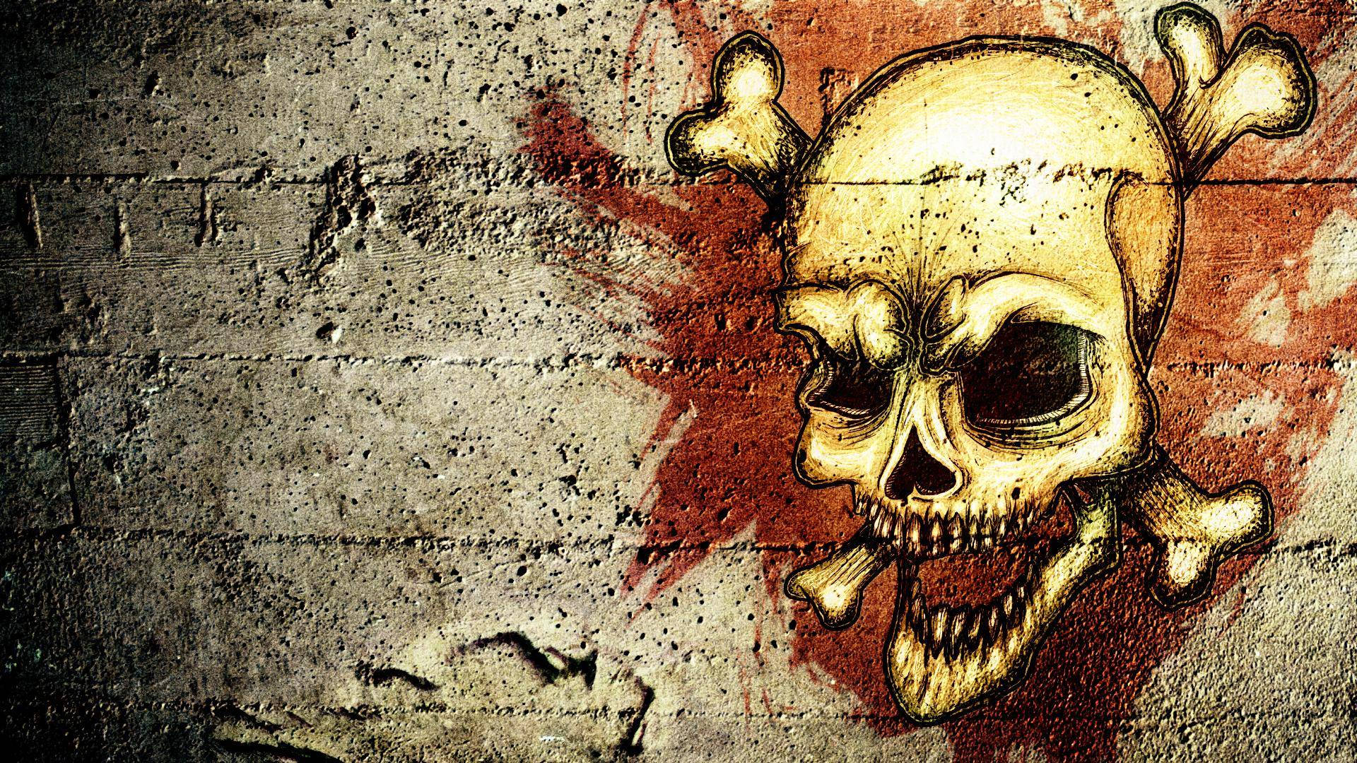 Hd Skull Graffiti Wallpaper