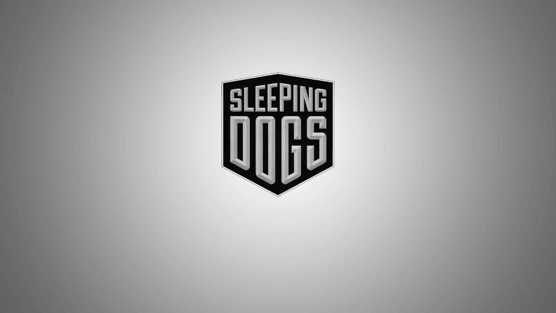 Sfondocon Logo Del Titolo Di Sleeping Dogs In Hd.